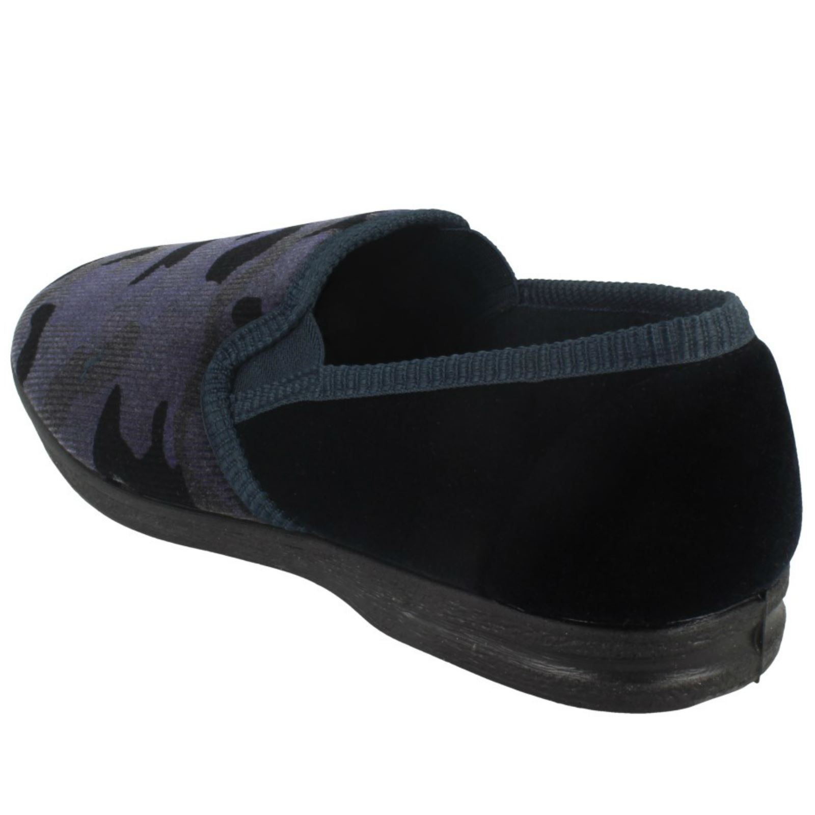 Mens Spot On Camouflage Full Slippers