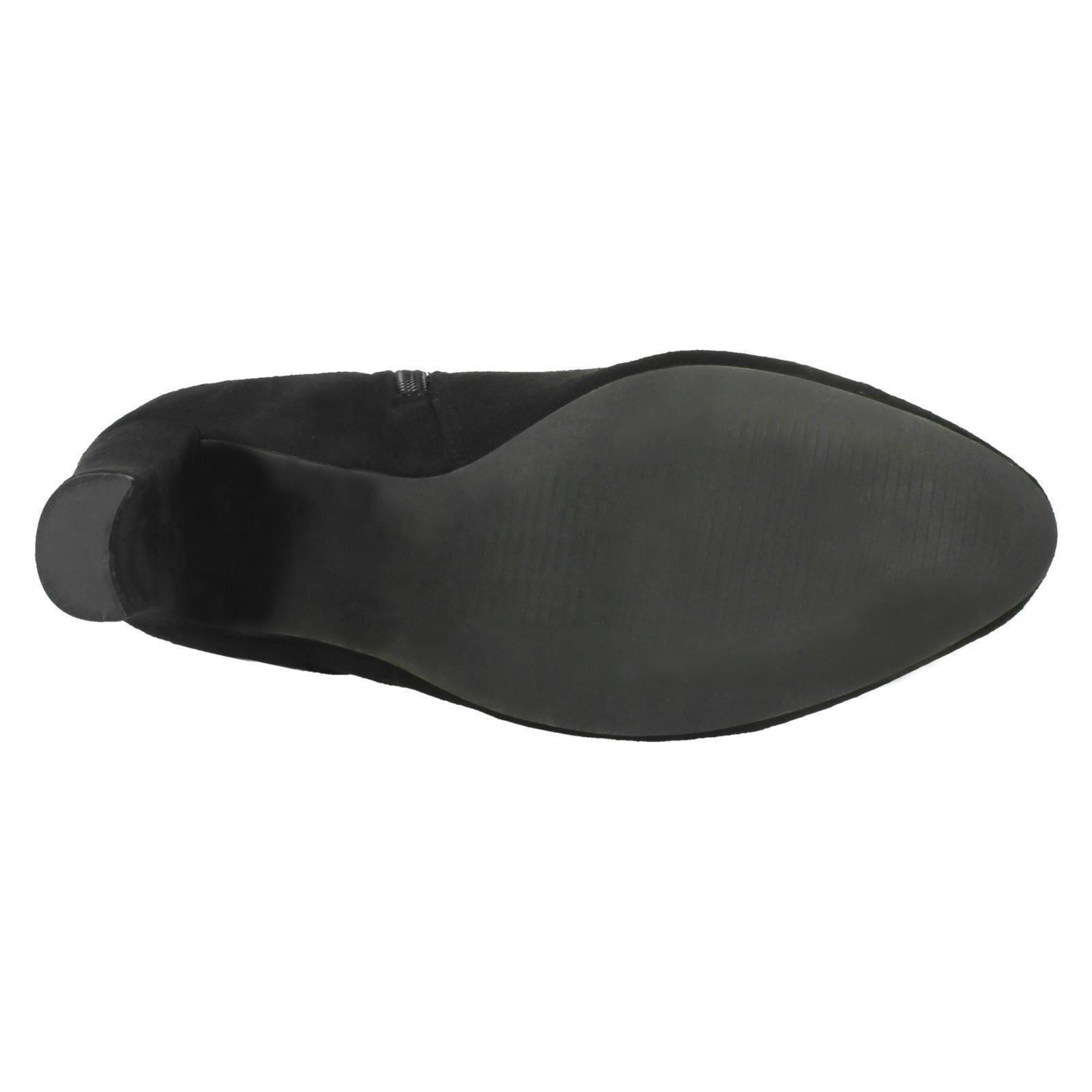 Ladies Anne Michelle Casual Studded Trim Ankle Boots - Picture 10 of 10