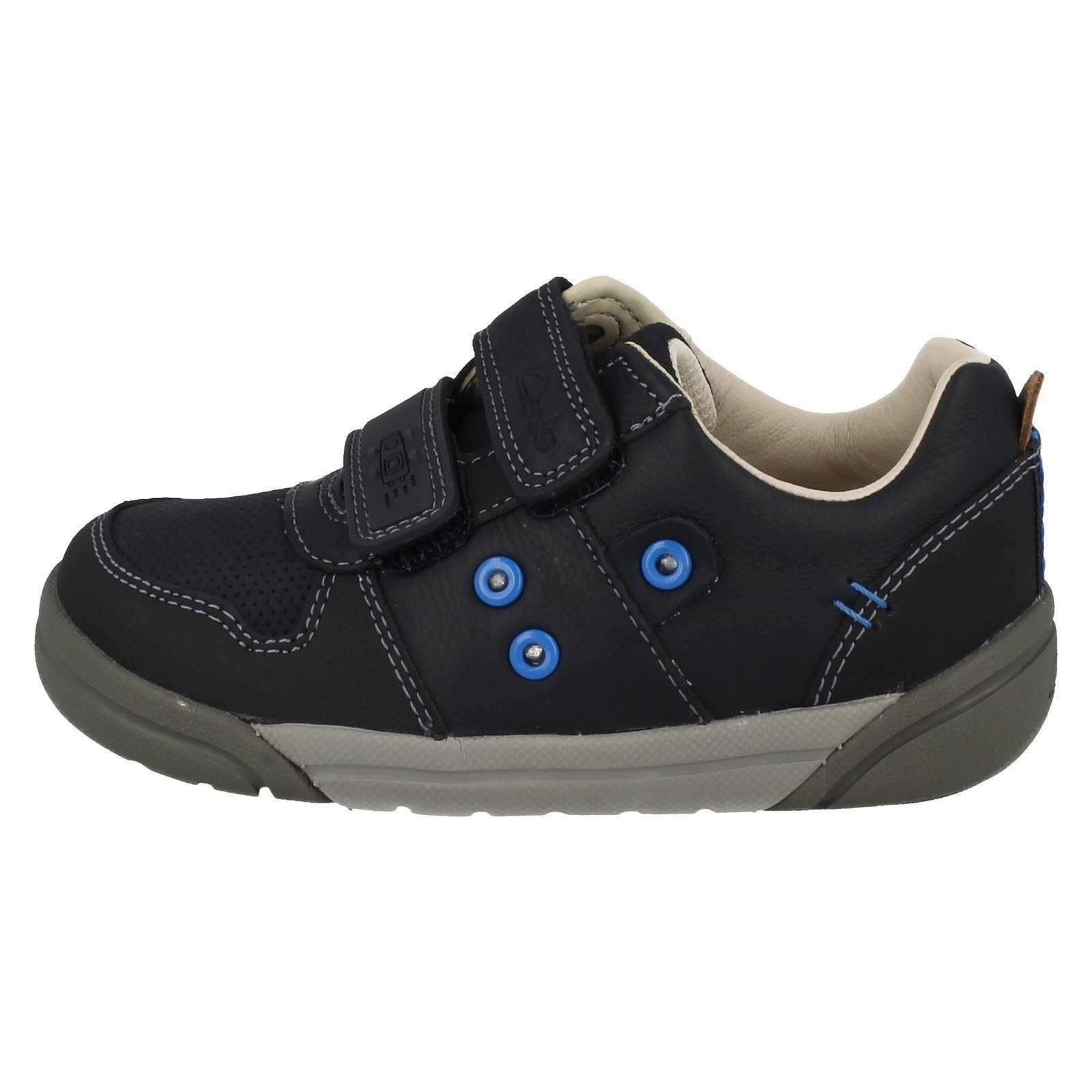 Lilfolk azul zapatos Navy Clarks Chicos Pop casuales correa doble wCpvxXq