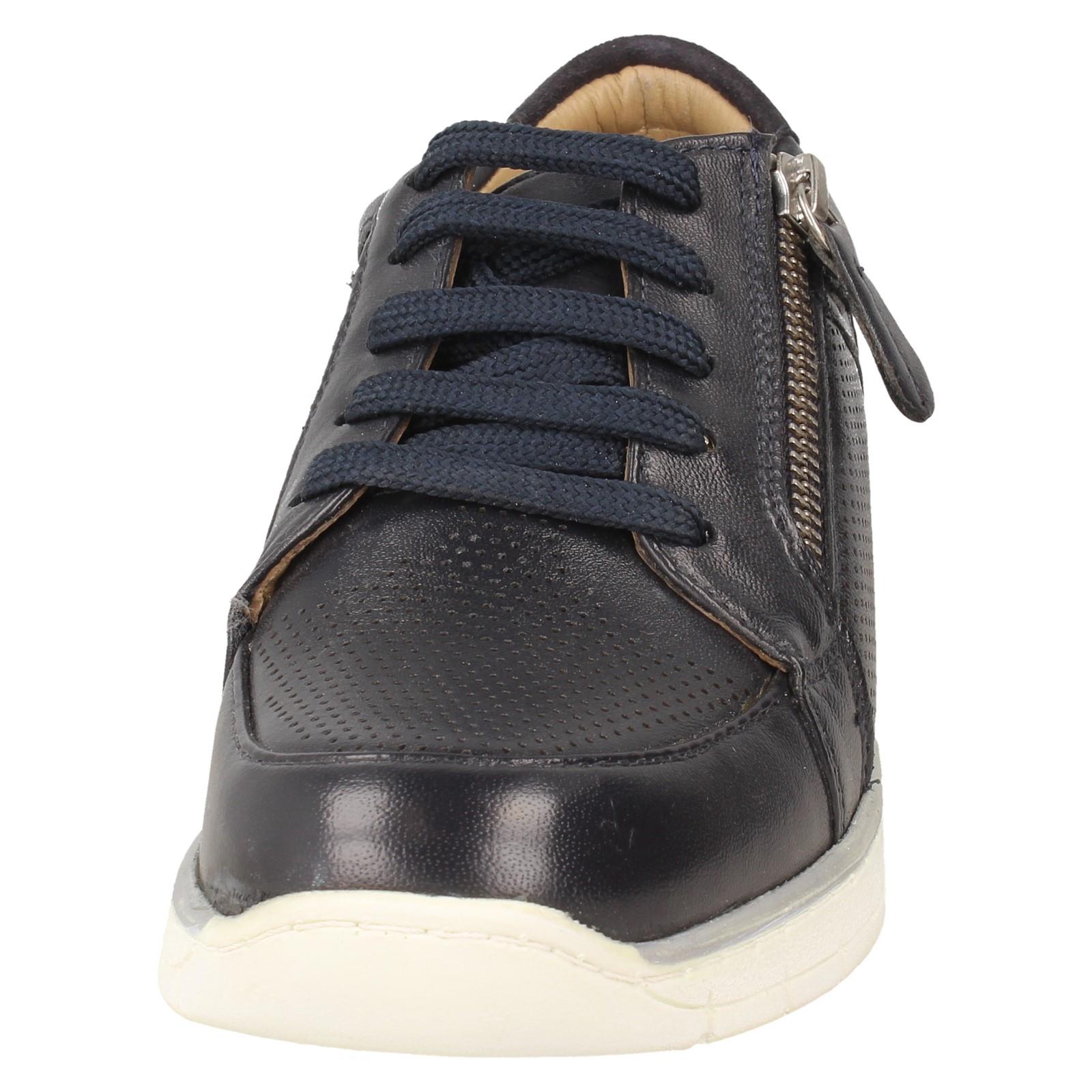 Zapatillas deportivas con cordones y cremallera lateral para dama Ivy - Imagen 14 de 19
