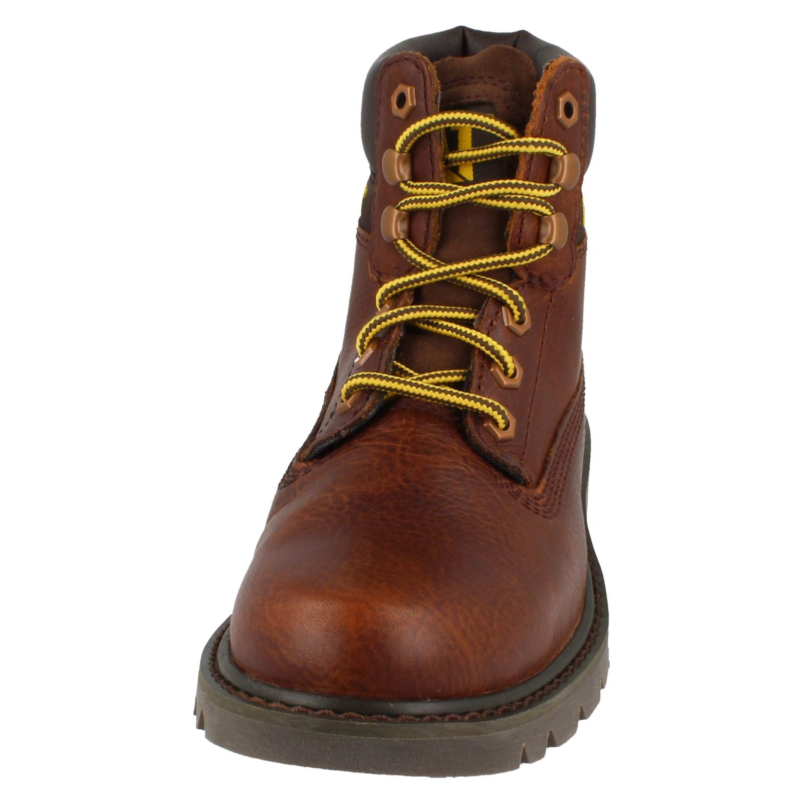 Unisex Caterpillar Leather Lace Up Boots Good Tread: Colorado 2.0 P110962 - Picture 9 of 10