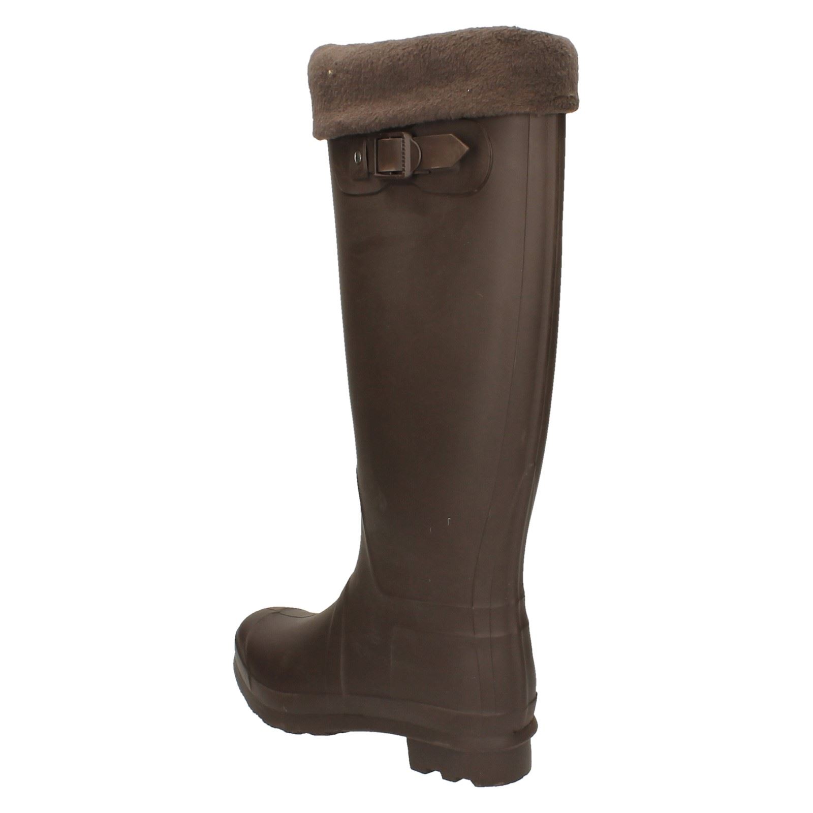 Botas Wellington para damas Spot On desmontables revestimiento de lana ""X1R170"" - Imagen 13 de 46