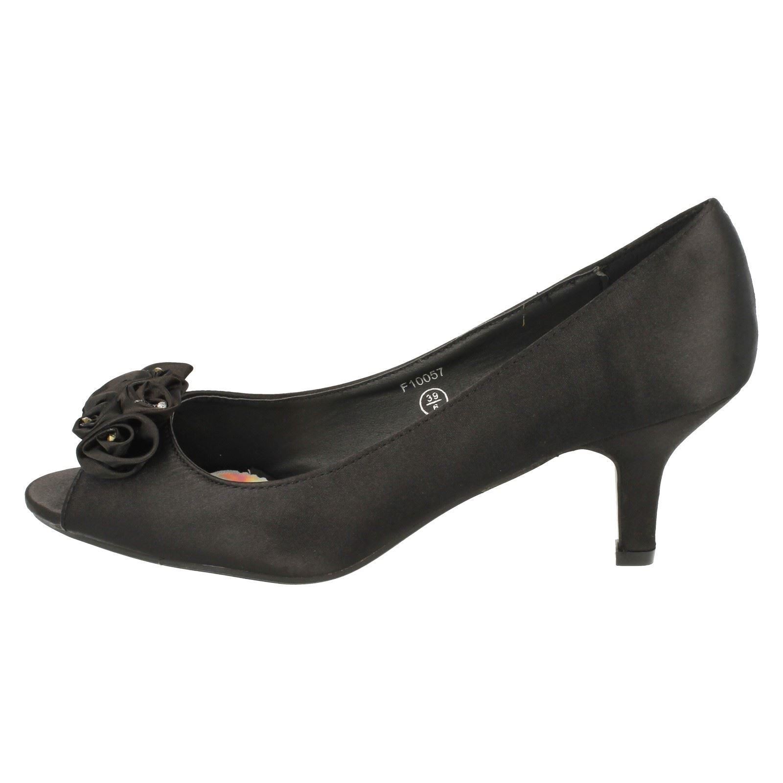 "Zapatos para dama Spot On Peep Toe con ""detalle floral"" - Imagen 3 de 55