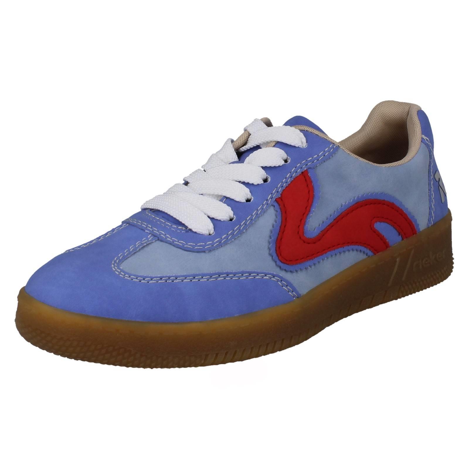 Damen Rieker Sport Freizeit Vegan Turnschuhe M5512