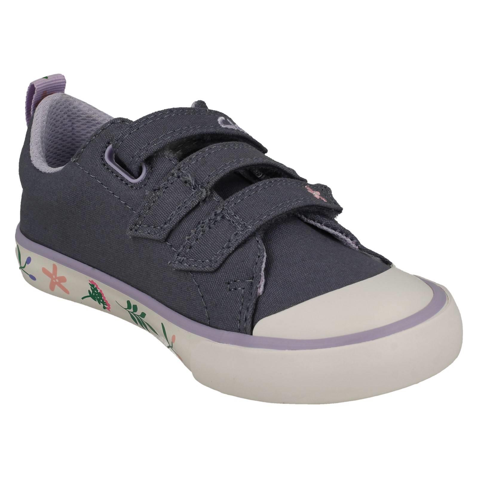 Kinder Clarks Muster detaillierte Canvas Schuhe *Foxing Lo* - Bild 14 von 37