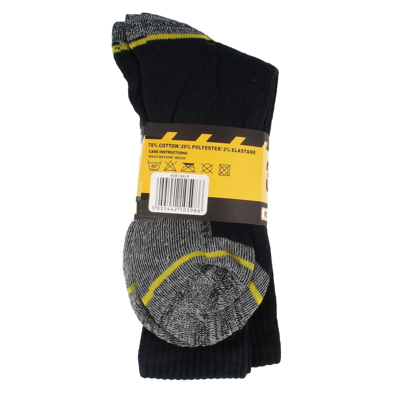 'Paquete de 3' calcetines de trabajo para hombre - Imagen 5 de 5