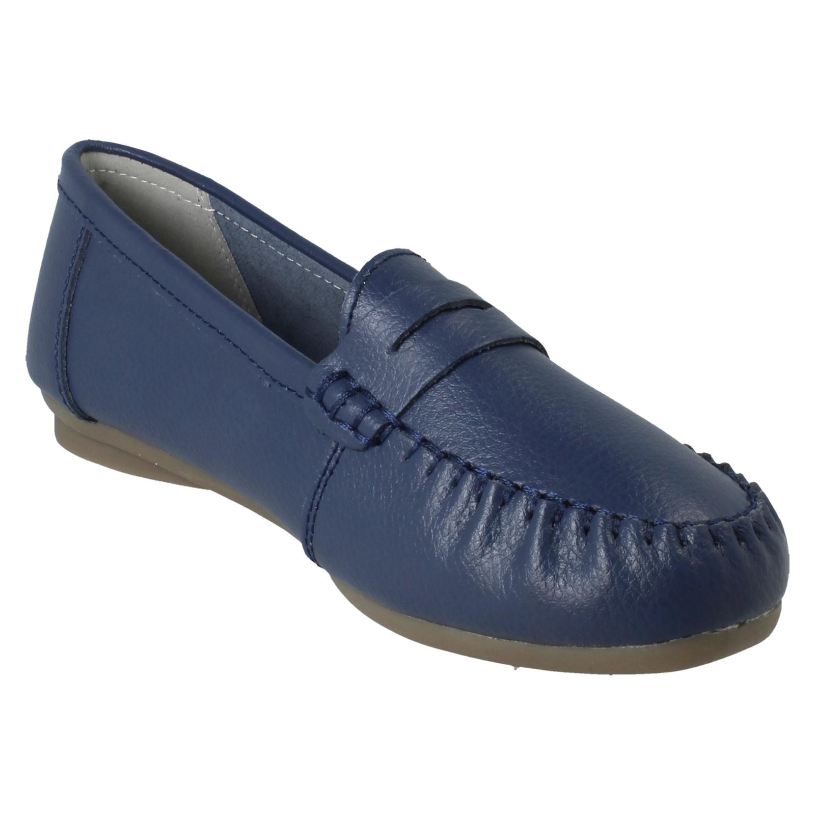 Ladies Down To Earth Leather Shoes F8R0445 - Picture 26 of 64