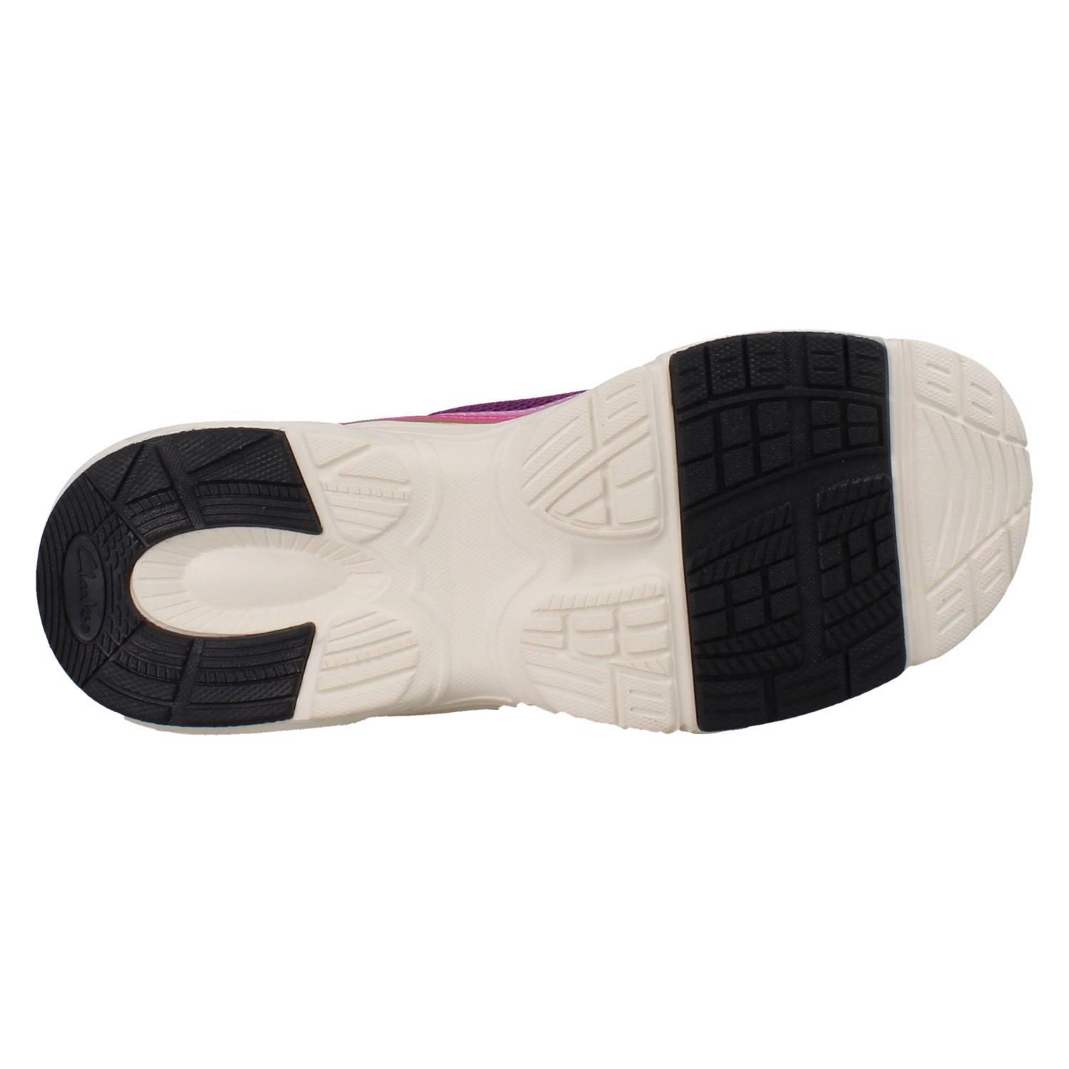 Entrenadores deportivos de malla con cordones acolchados ligeros Clarks para niños Crafton Move Y - Imagen 19 de 19