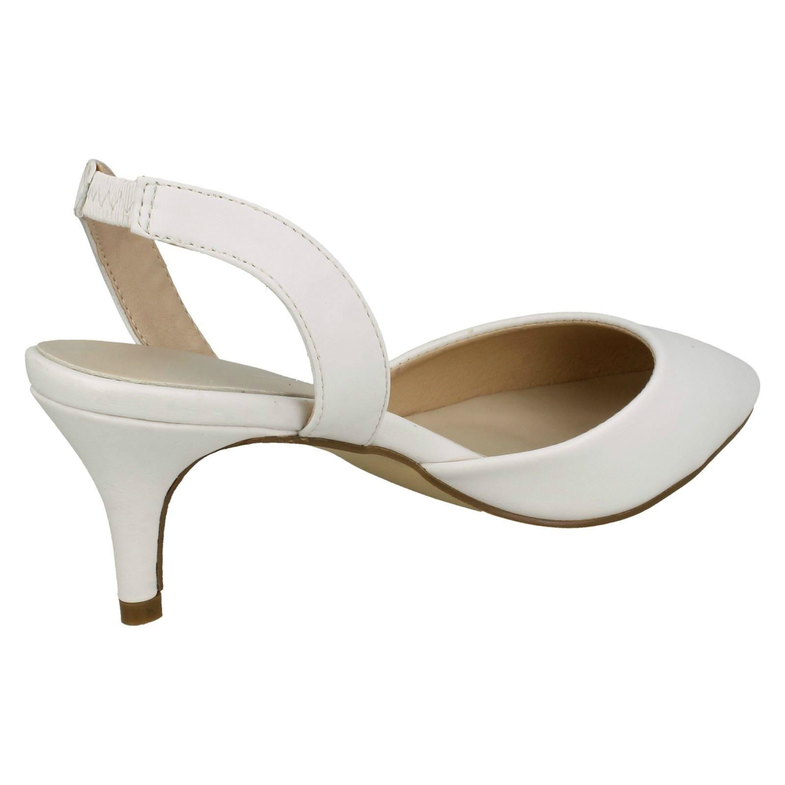 Ladies Spot On Slingback Shoes Heels *F9R0057* - Picture 69 of 73