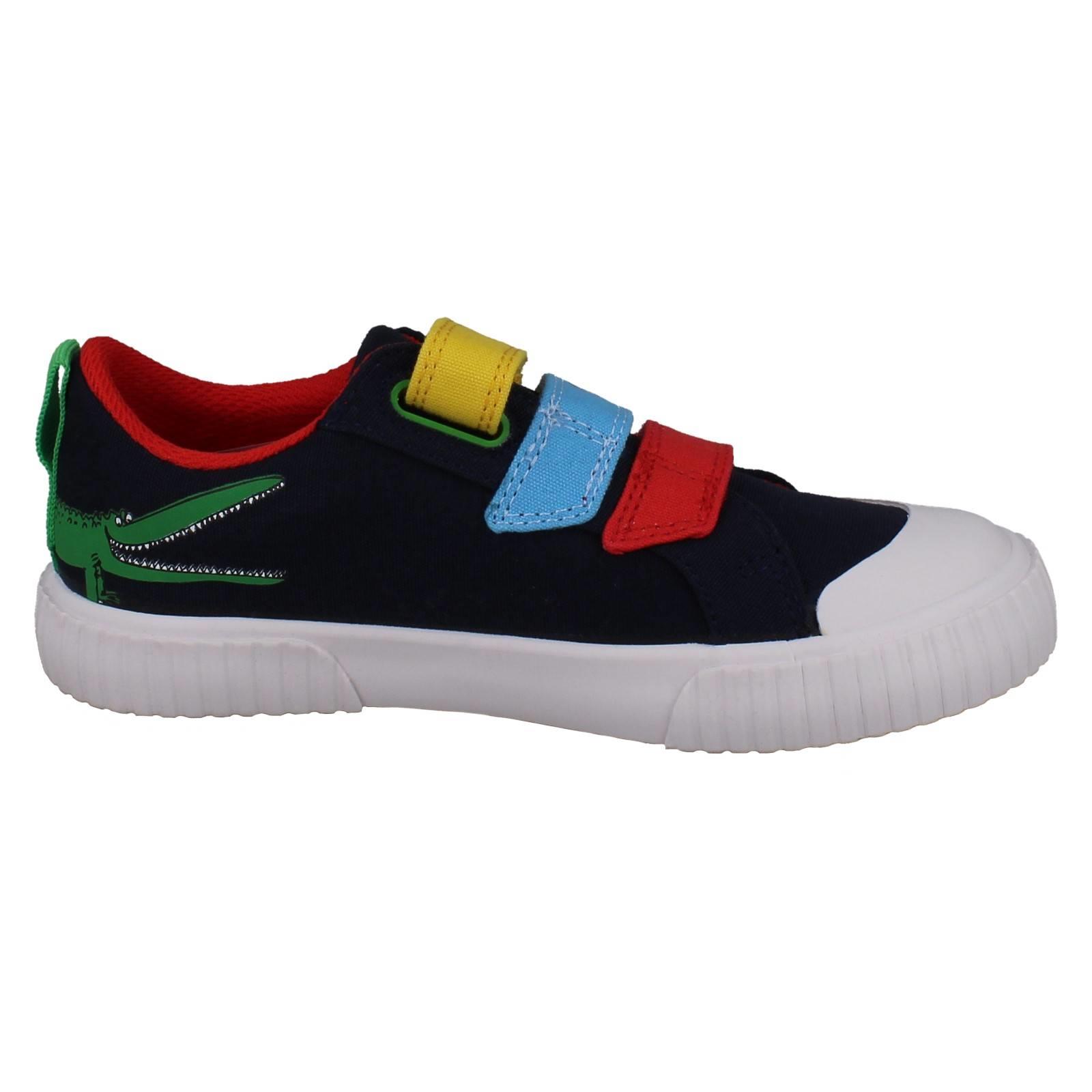 Zapatos de lona coloridos Clarks 'The Enormous Crocodile' para niños RD Foxing Ace - Imagen 7 de 19