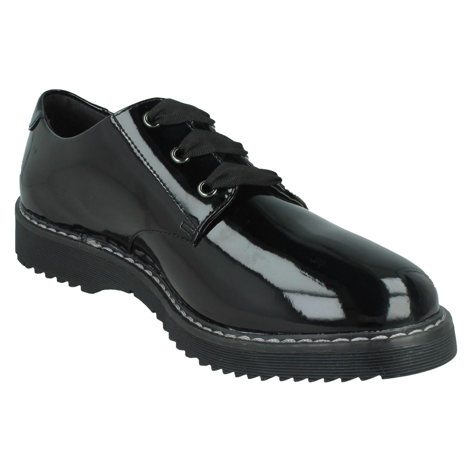 Mädchen Angry Angels by Startrite Smart Schulschuhe Zum Schnüren Impact - Picture 17 of 19