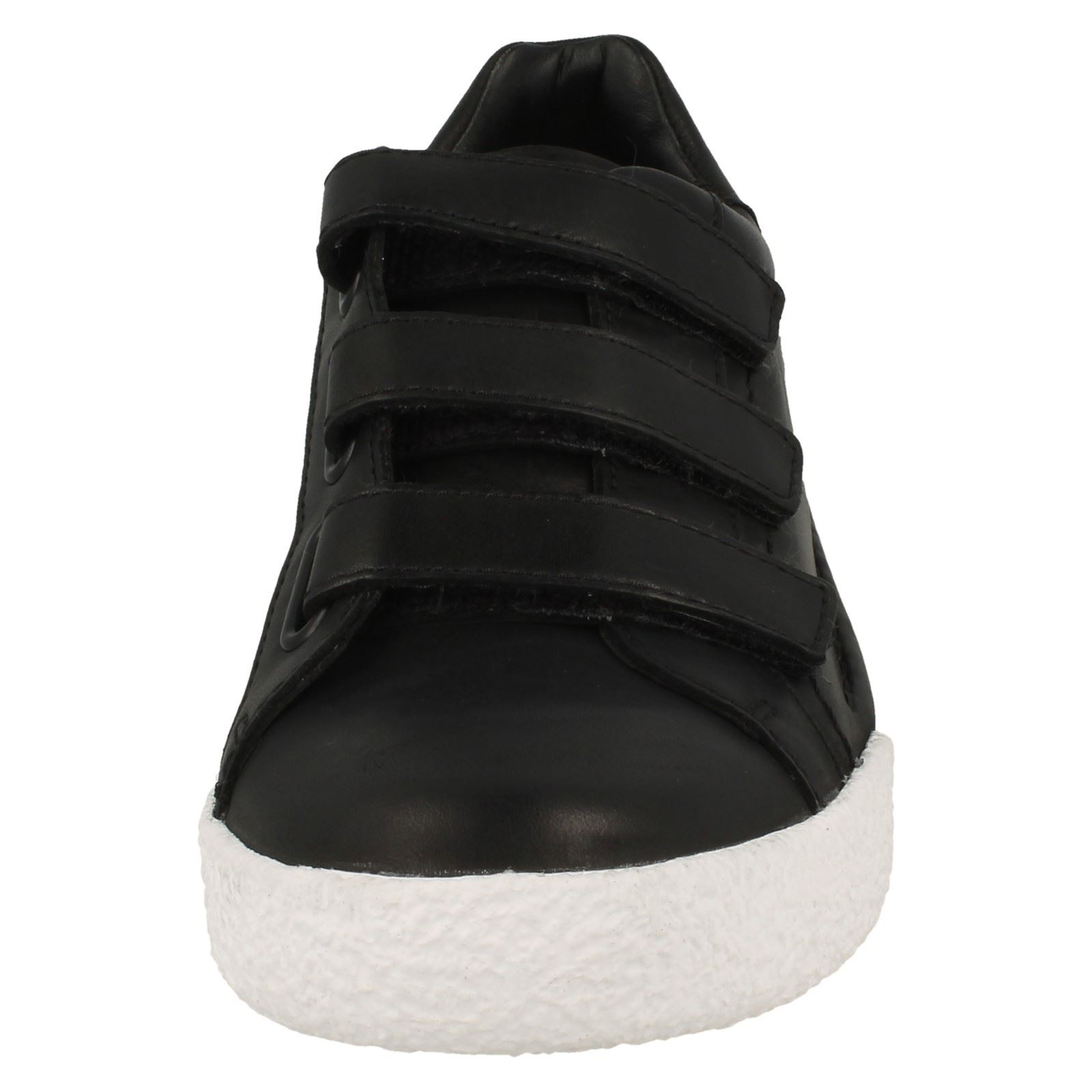 Ladies Clarks Leather Hook & Loop Casual Everyday Trainers Shoes CraftCup Strap - Picture 9 of 19
