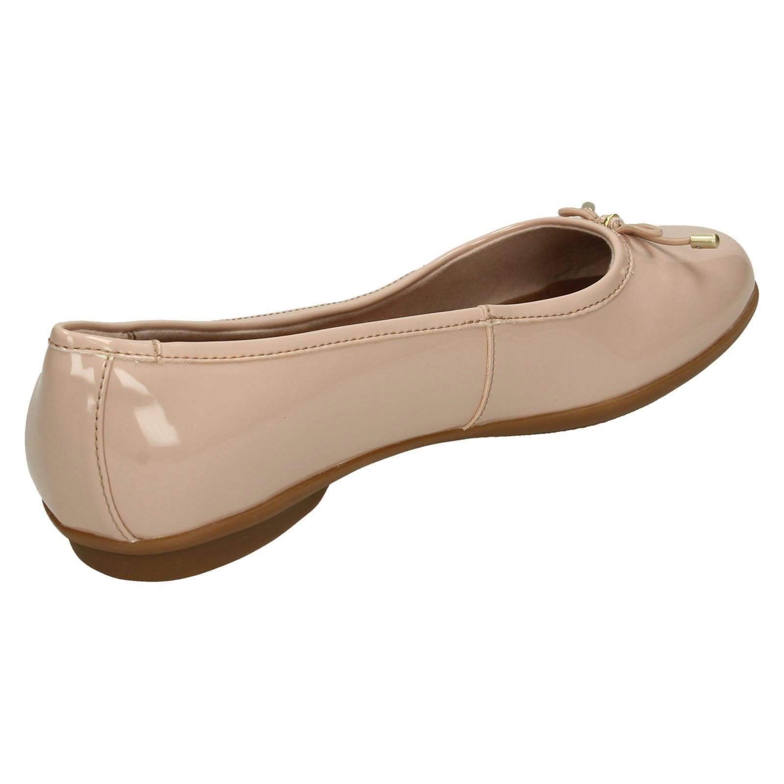 'Ladies Clarks' Ballerina Flats With Bow Trim Gracelin Blu eBay