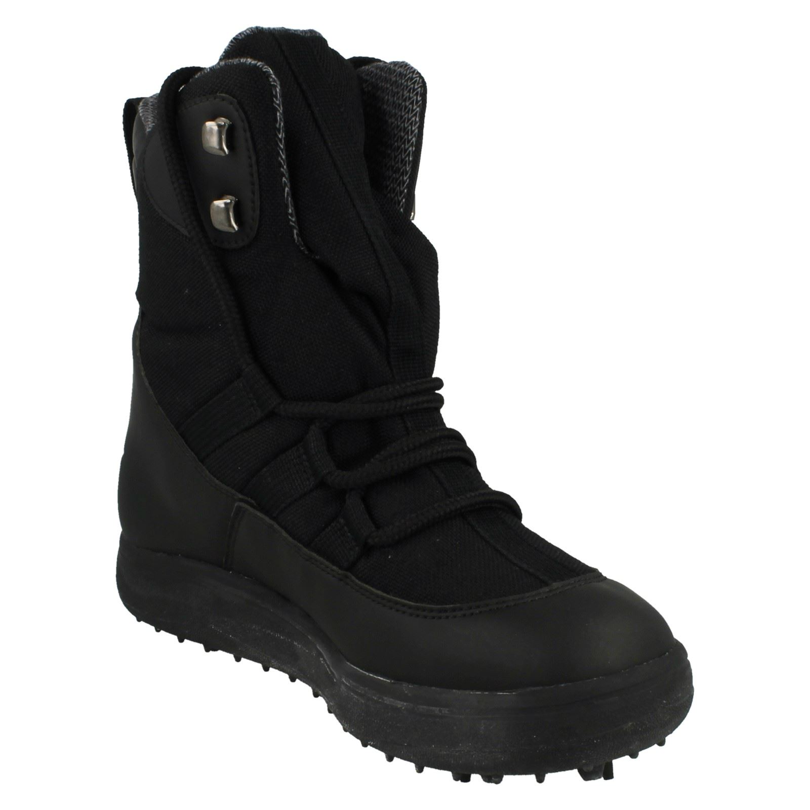 Boys Adidas Waterproof Lace Up Golf Boots 'Mud Skipper II' - Picture 7 of 9
