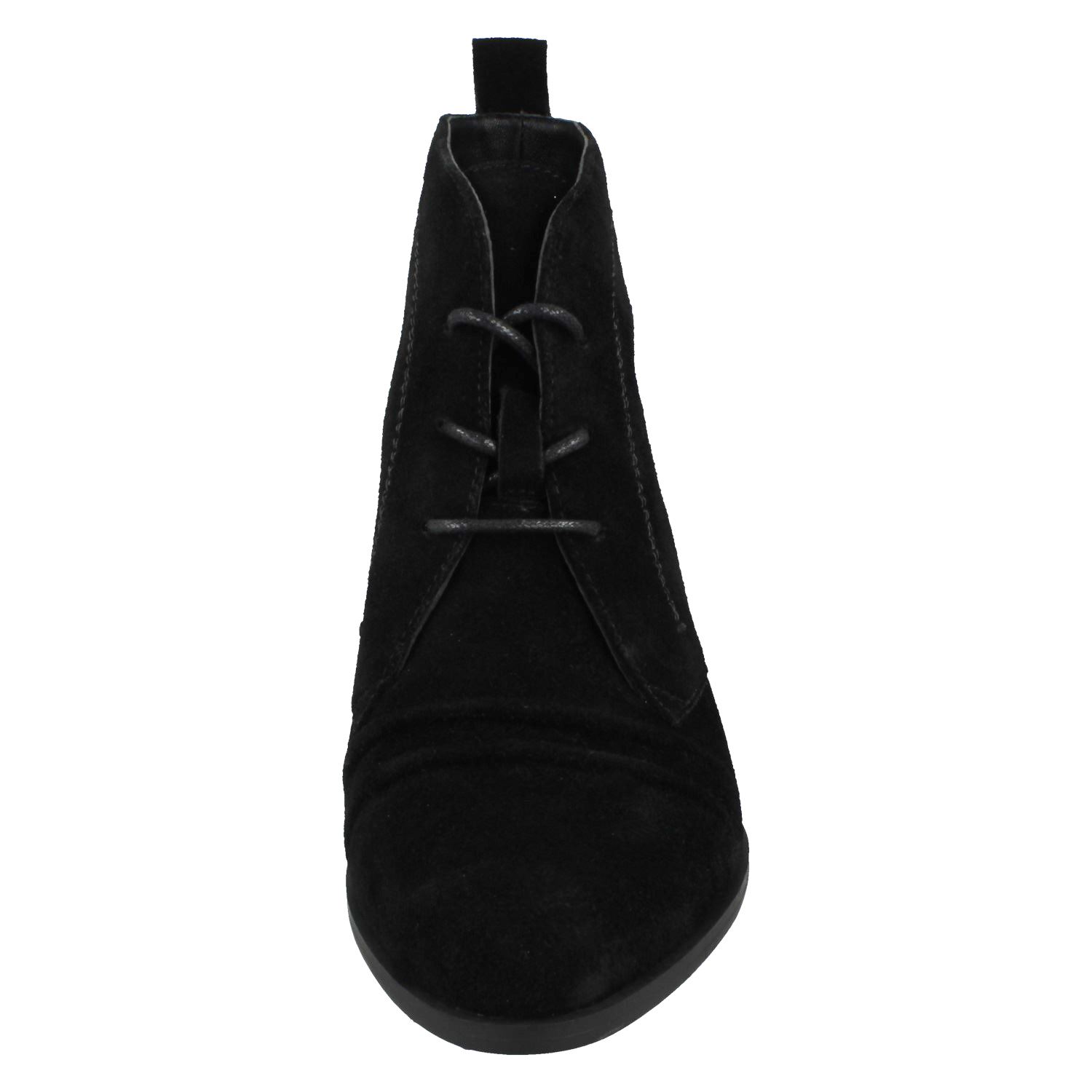 Damen Leder Kollektion Wildleder Schnürstiefeletten - Bild 9 von 10