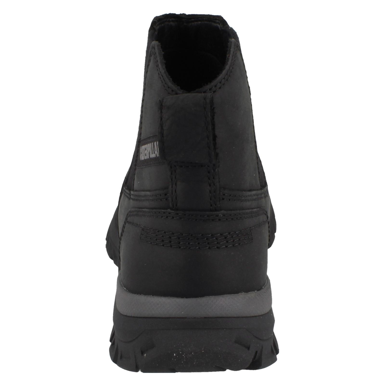 Mens Caterpillar Leather Pull On Dealer Boots Threshold Chelsea Boots - Picture 5 of 19