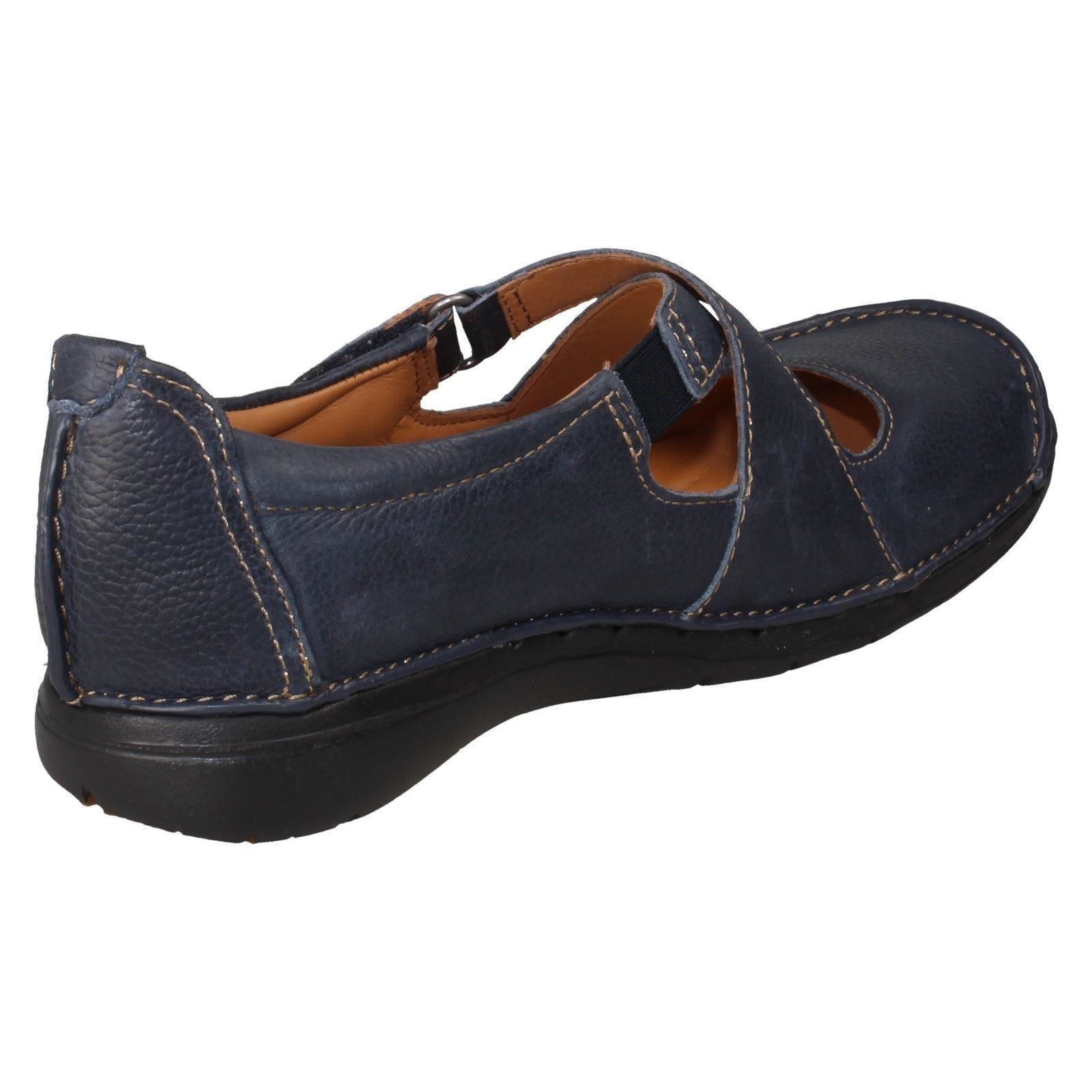 "Zapatos informales con gancho y bucle para damas sin estructura de Clarks ""Correa sin bucle"" - Imagen 17 de 19