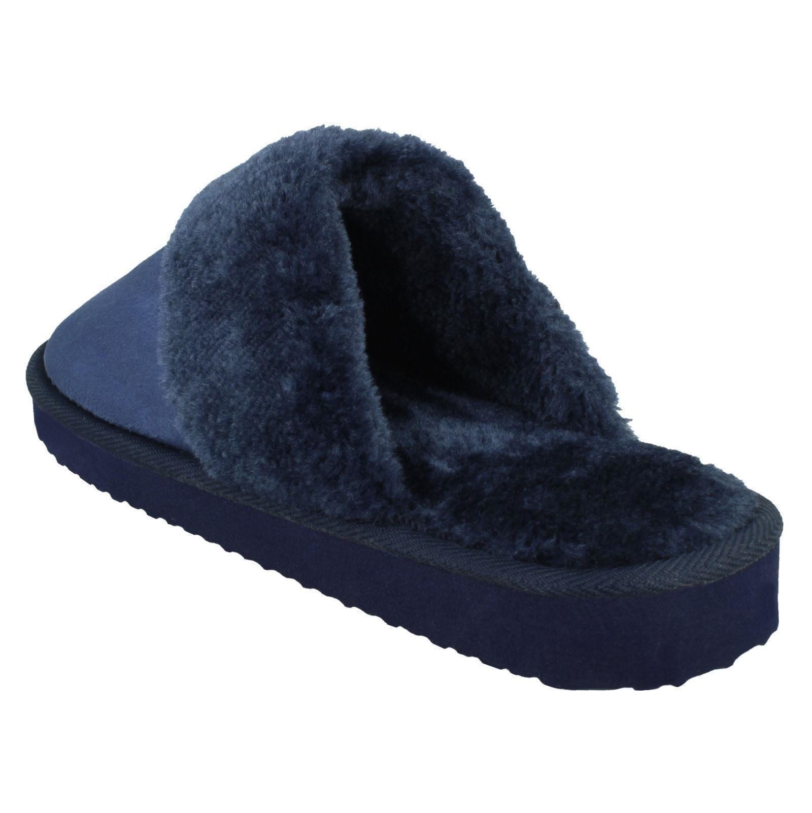 Ladies Spot On Mule Slippers - Picture 18 of 19