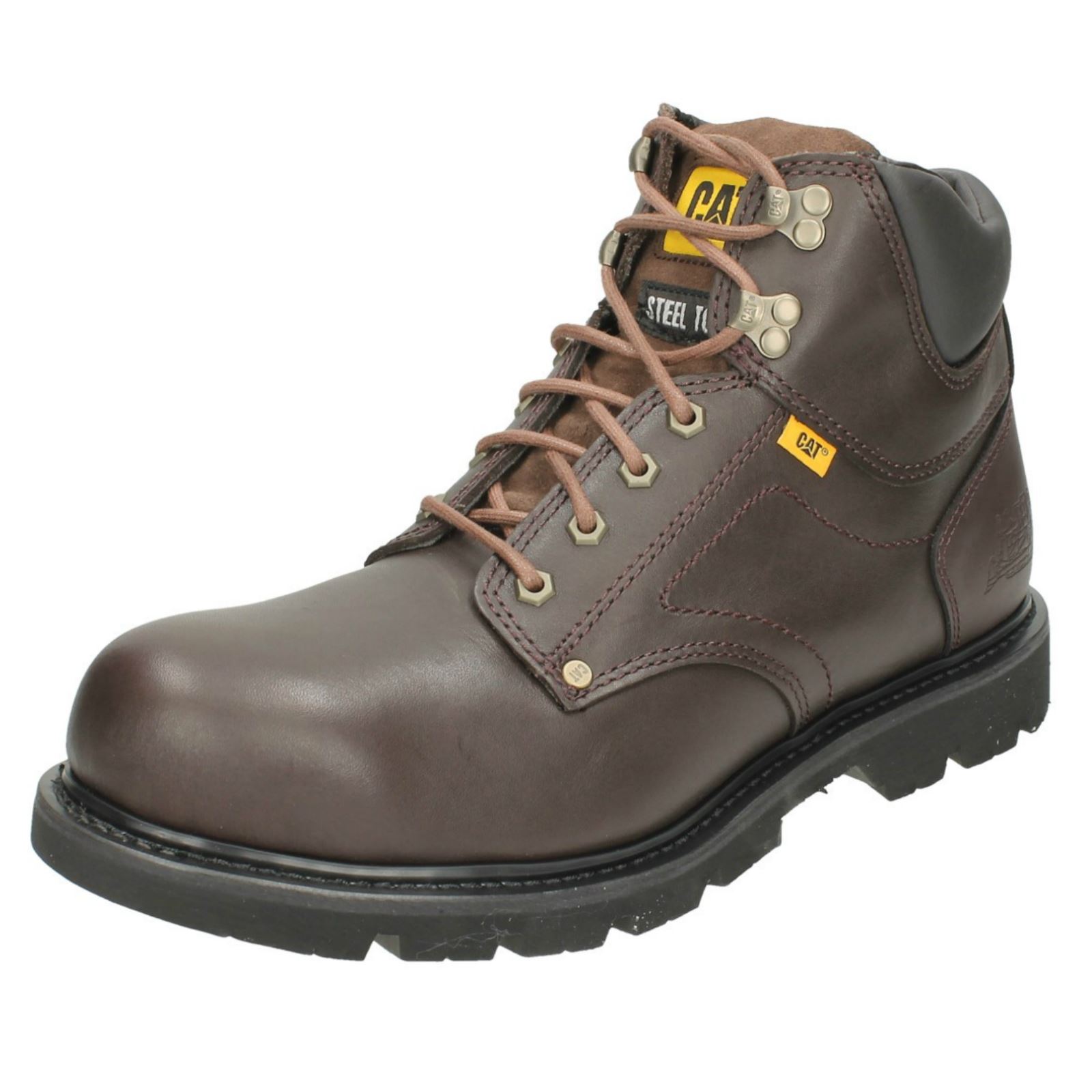 Mens Caterpillar Steel Toe Cap Ankle Boots Grouser ST eBay