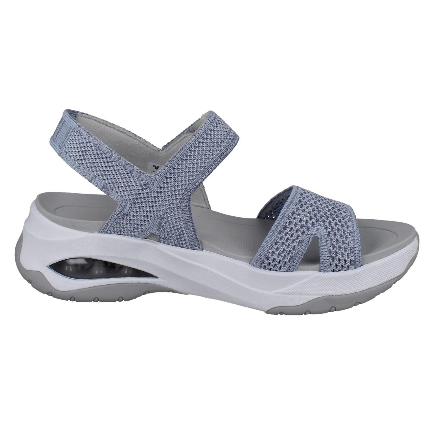 Sandalias de verano Rieker deportivas de cuña tejida textil para dama 'W3152' - Imagen 7 de 10