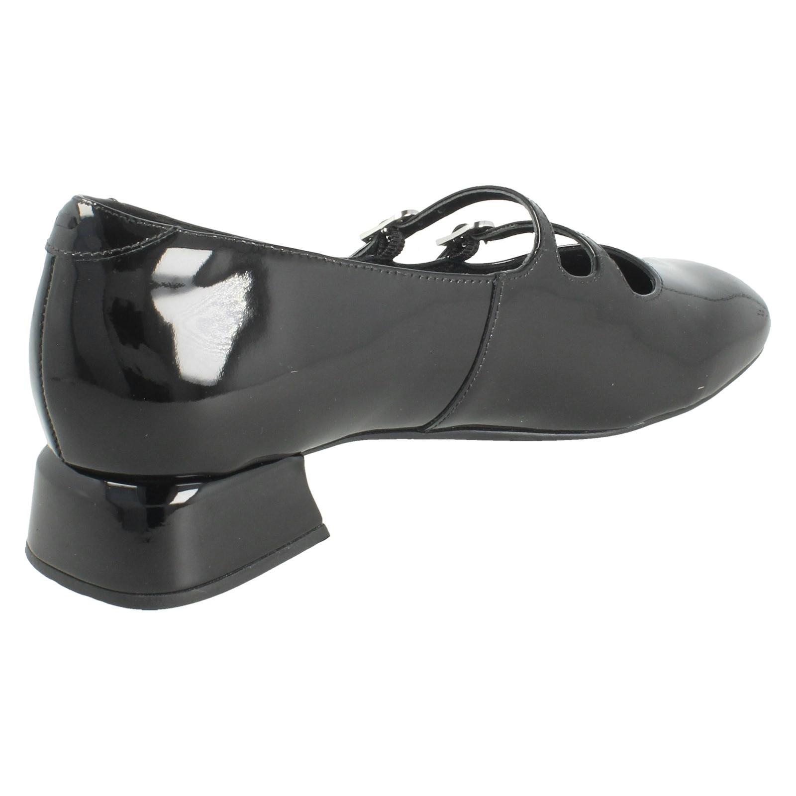 Ladies Clarks Mary Jane Buckle Fastening Smart Shoes Daiss 30 Shine - Picture 6 of 37