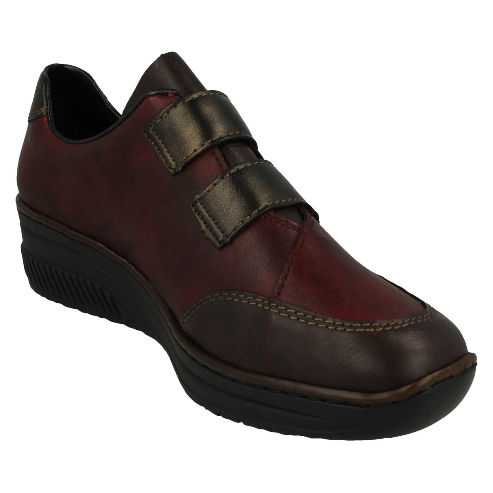 'Ladies Rieker' Full Shoes With Adjustable Straps - 48750 - Picture 3 of 10