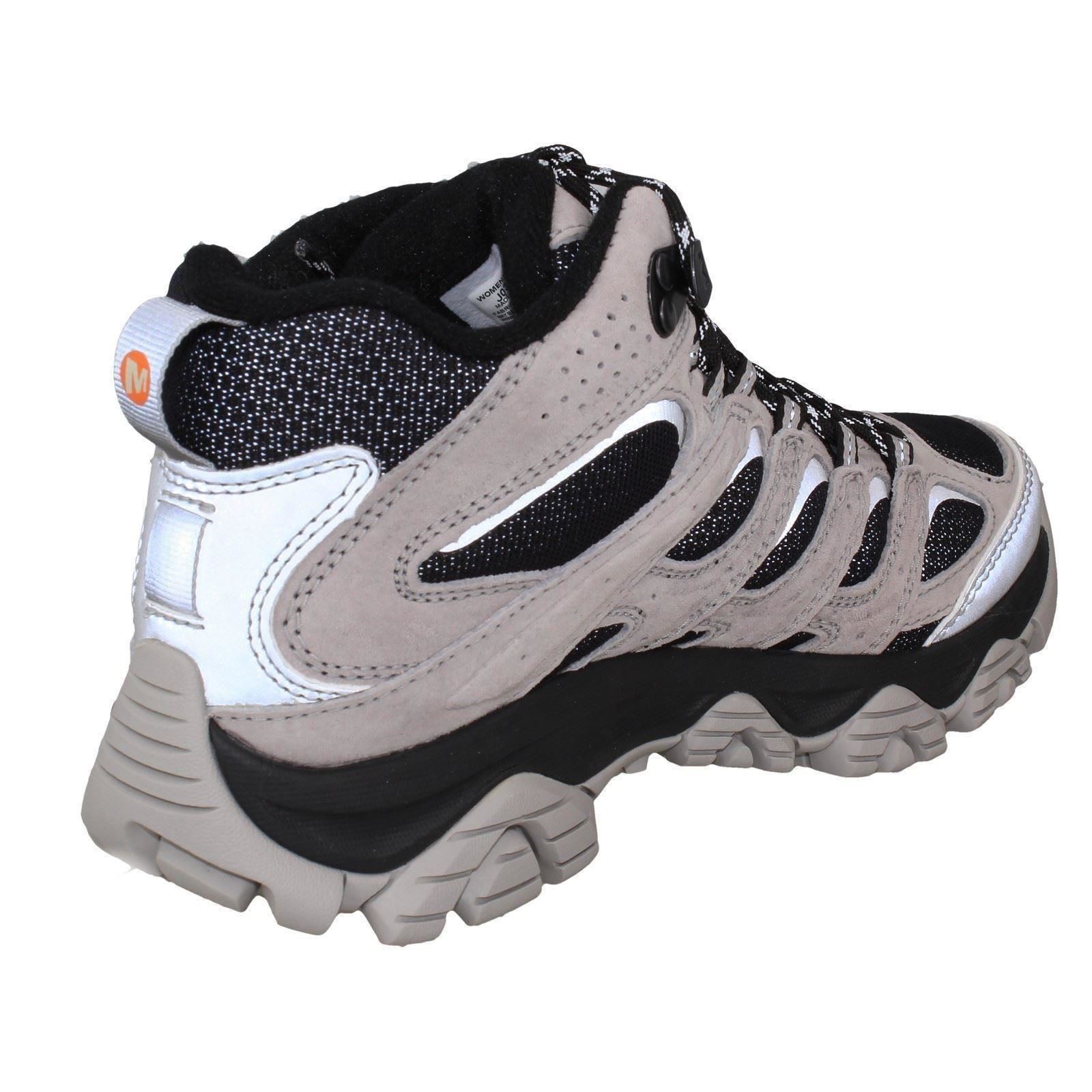 Ladies Merrell Waterproof  Walking Boots 'Moab 3 Reflectv Mid Wp' - Picture 8 of 10