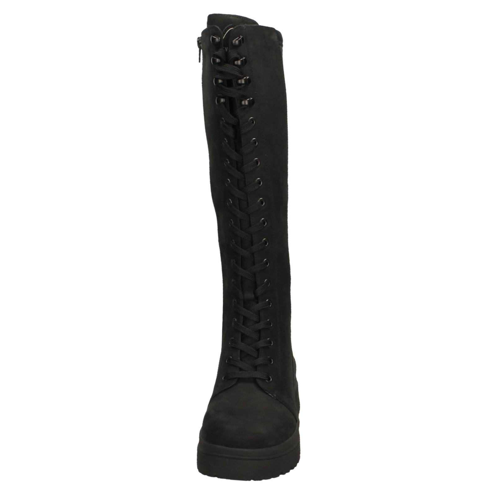 Stivali alti ginocchio donna R-EVOLUTION di Rieker eleganti schiena elasticizzati W0390 - Foto 9 di 10