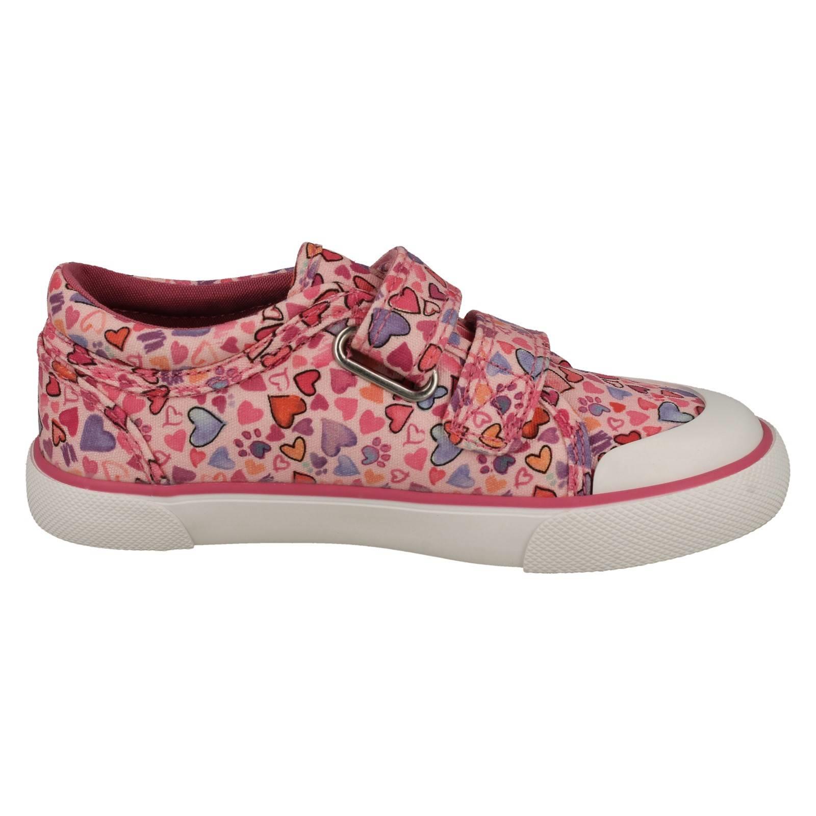 Mädchen Startrite Canvas Sommerschuhe maschinenwaschbar Herz detailliert Loveheart - Bild 7 von 10