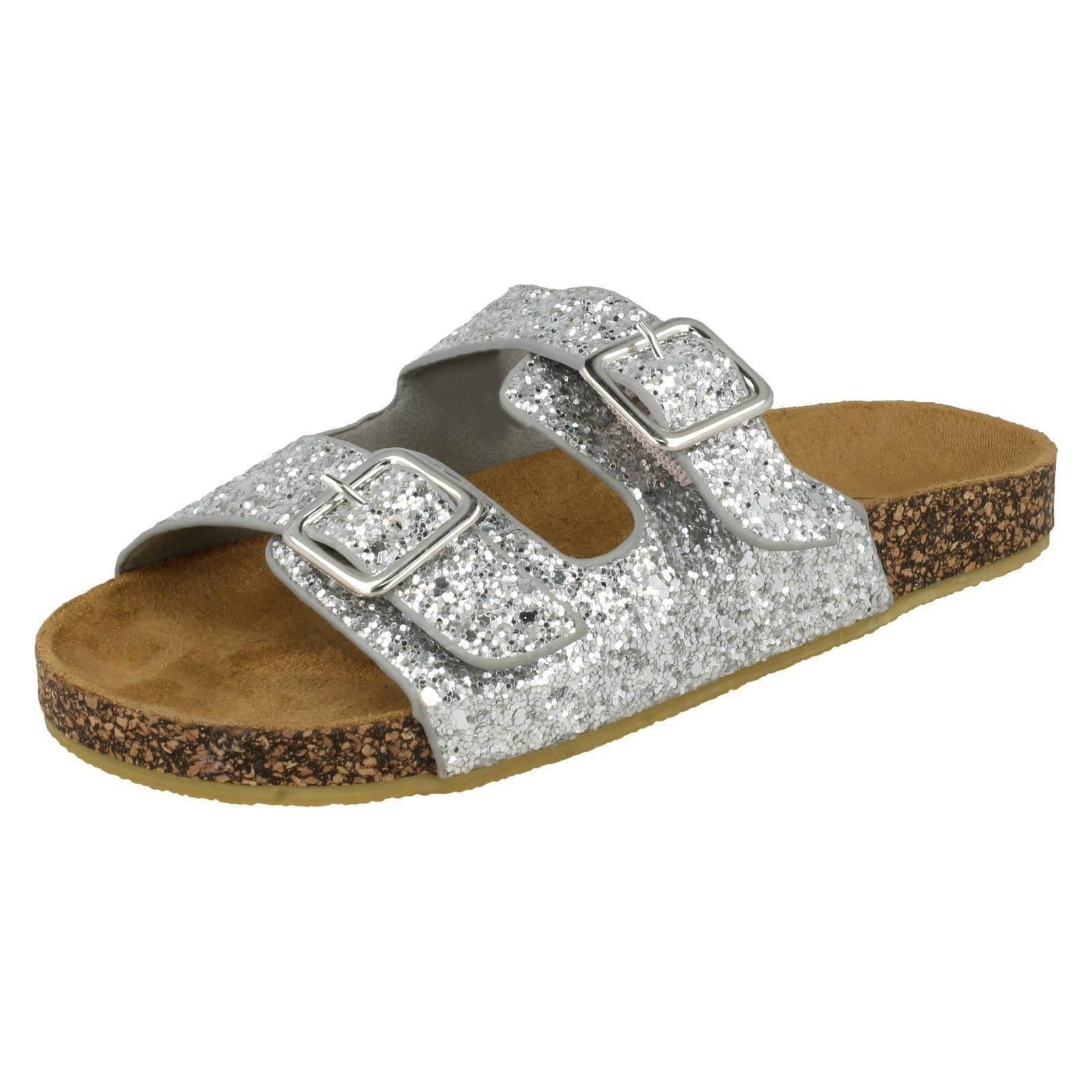 Mädchen Spot On Glitzer "Sandalen" - Bild 29 von 37