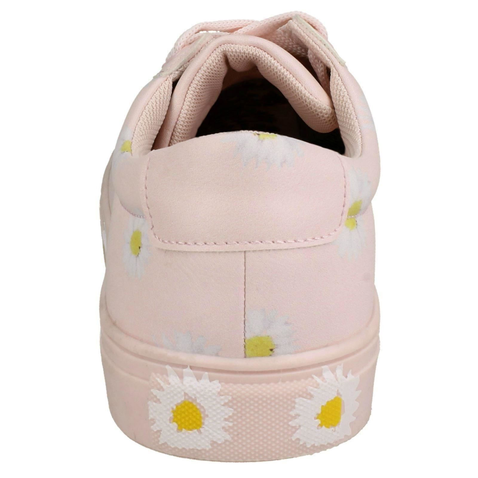Ladies Spot On Daisy Print Pumps, Trainers F8R0348 - Picture 23 of 28