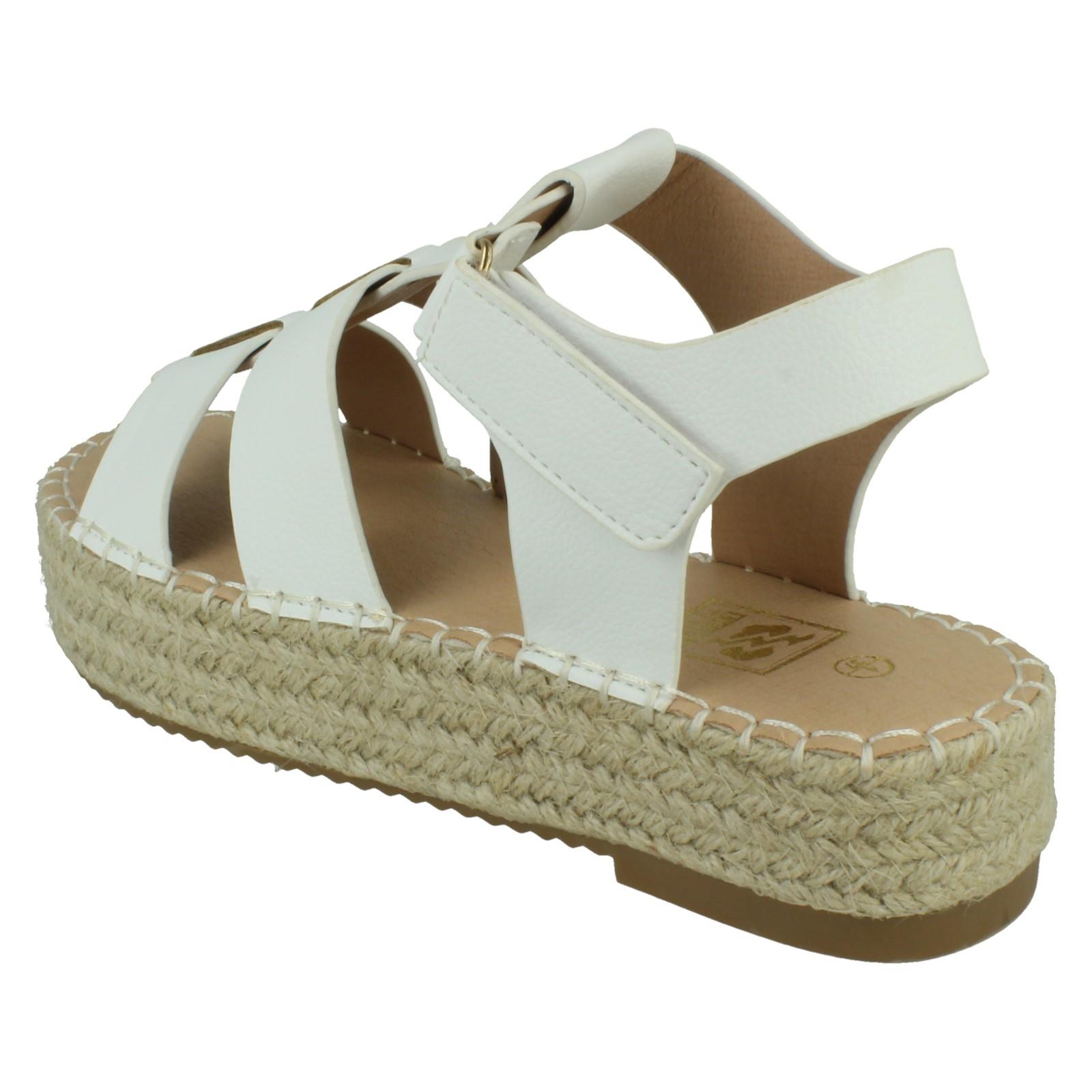 Ladies Down to Earth Gladiator Platform Espadrille with Ankle Strap *F1R2084* - Picture 23 of 28