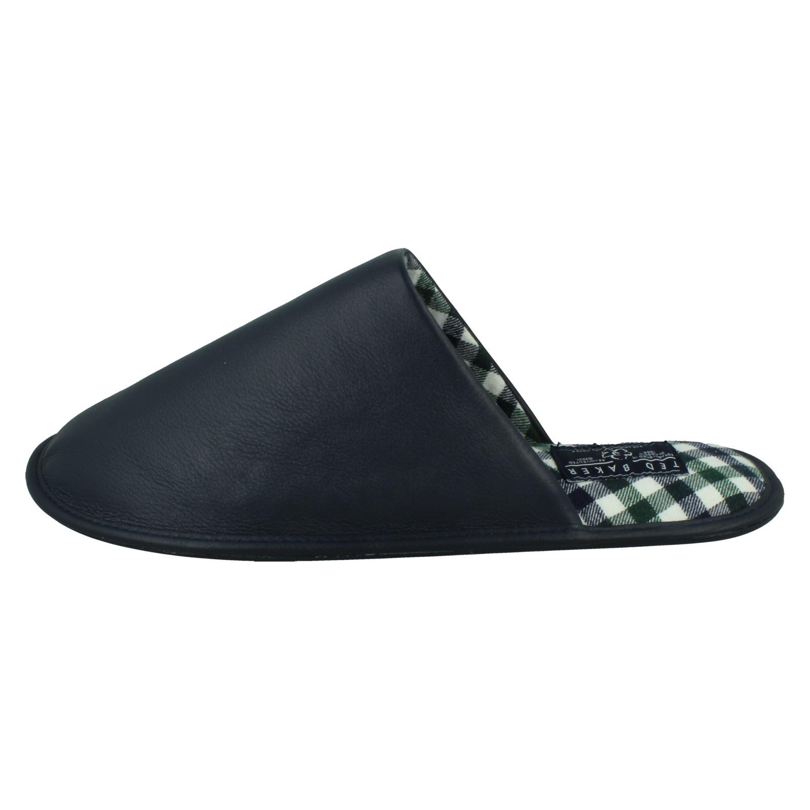 Mens Ted Baker Leather Mule Padded Slippers 'Ardin' - Picture 3 of 19