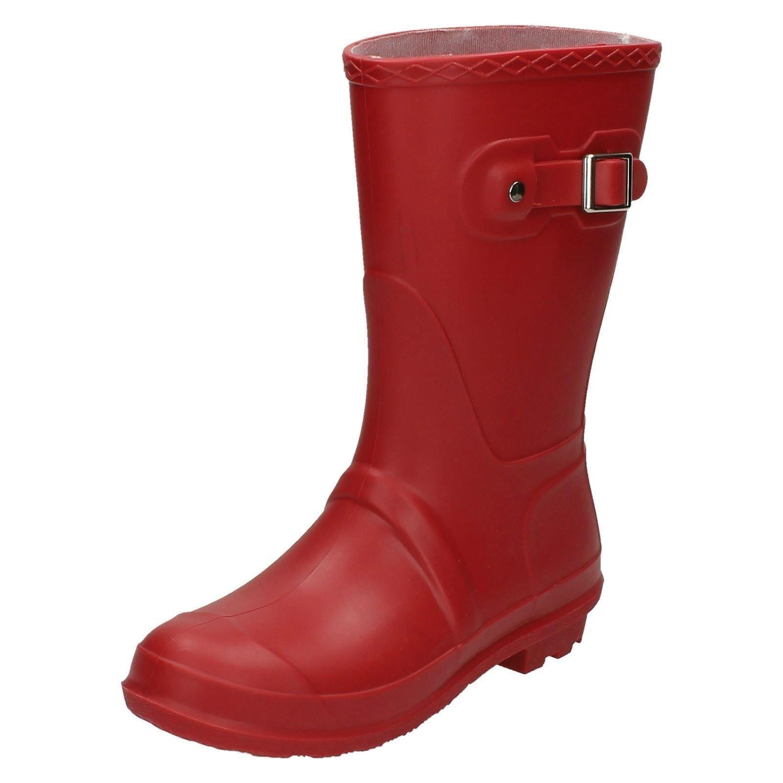 Womens Spot On Casual Wellington Boots X1R219 - Picture 29 of 37