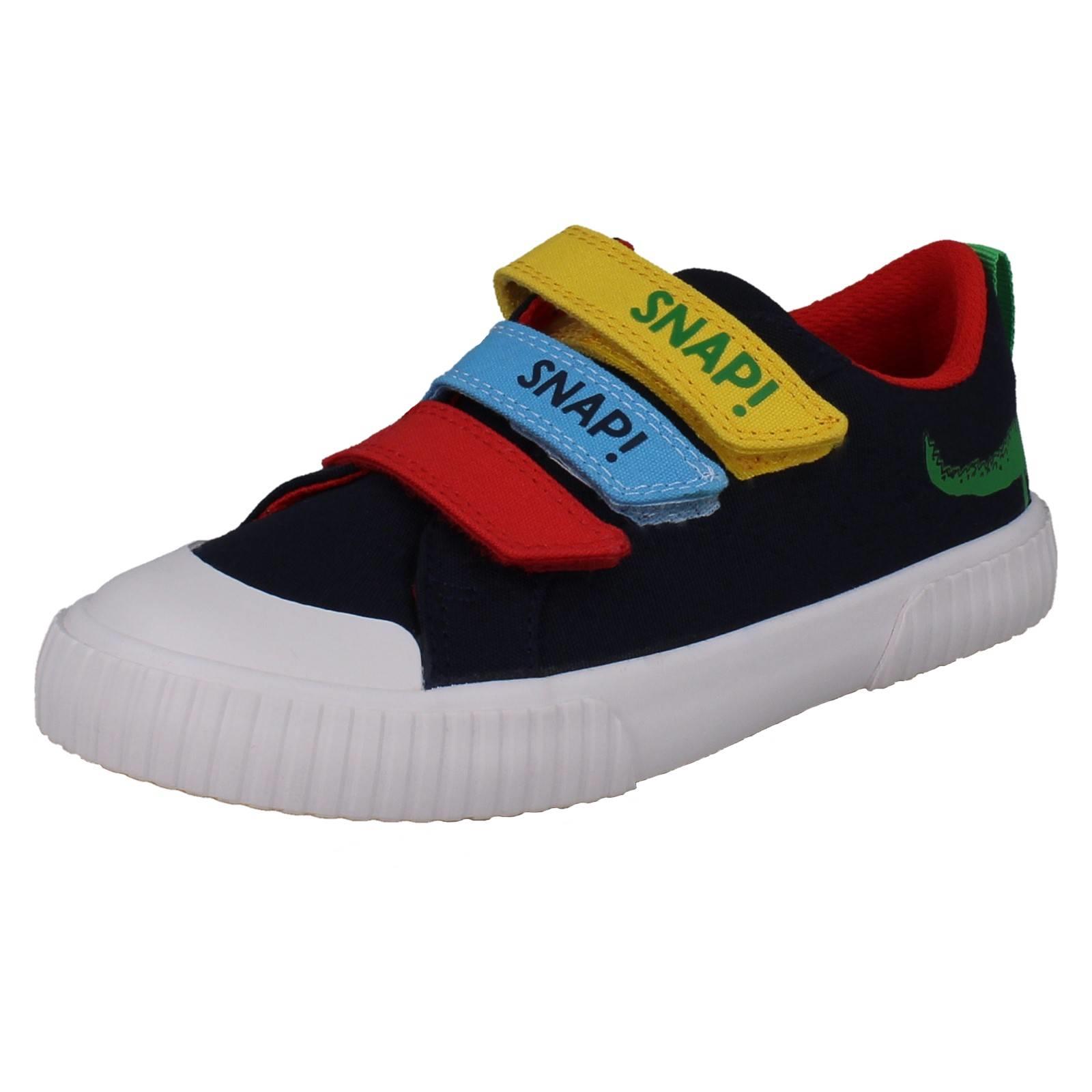 Zapatos de lona coloridos Clarks 'The Enormous Crocodile' para niños RD Foxing Ace - Imagen 2 de 19