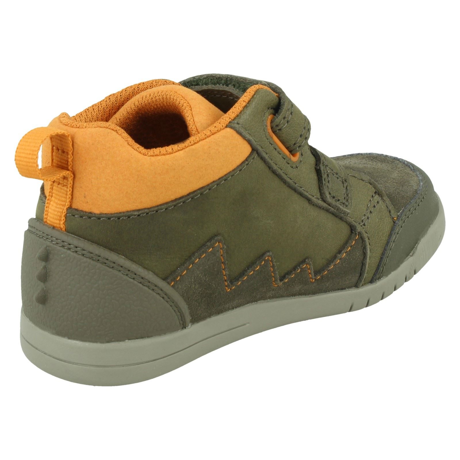 Botas Casual Para Niños Clarks Hasta El Tobillo Rex Park - Picture 14 of 28
