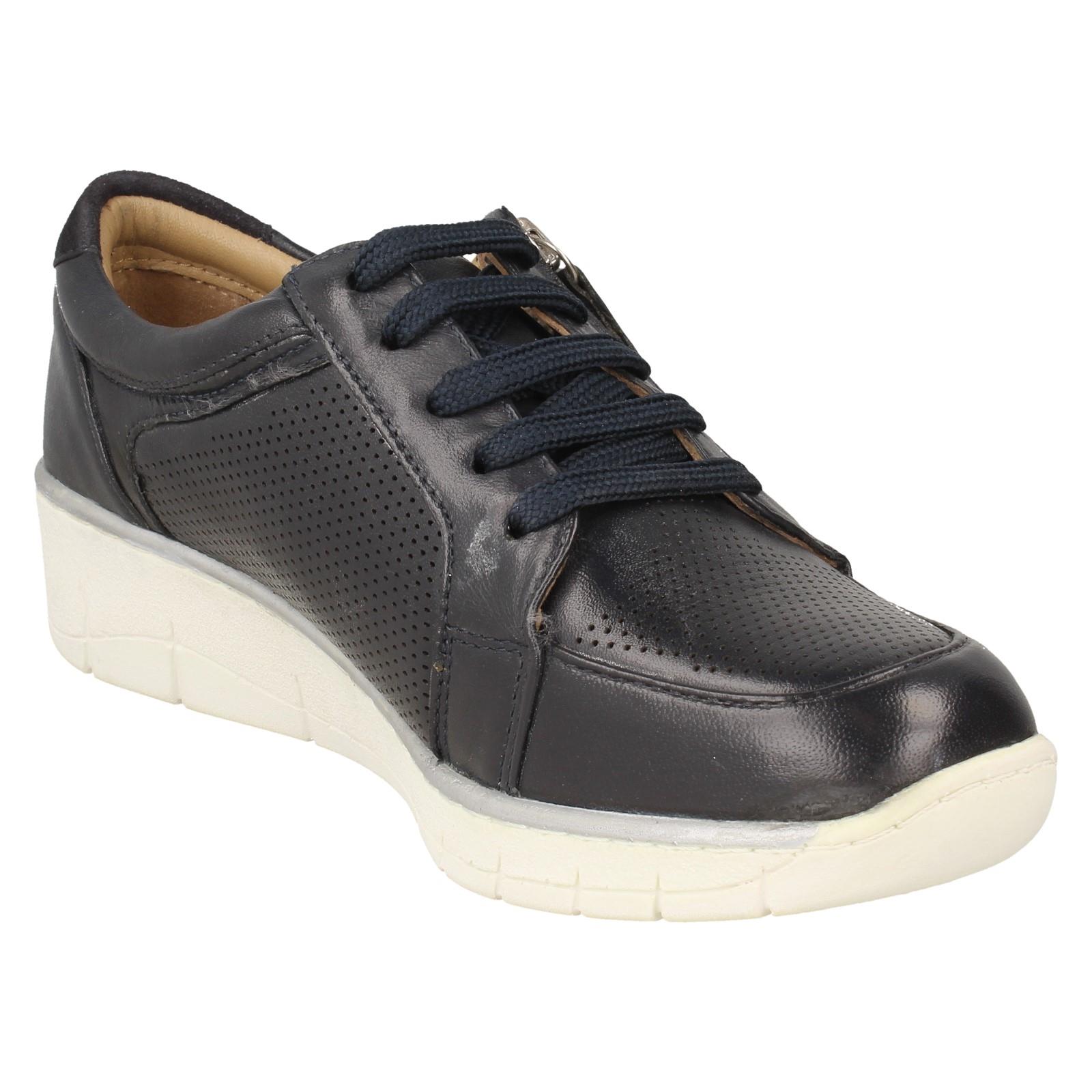 Zapatillas deportivas con cordones y cremallera lateral para dama Ivy - Imagen 13 de 19