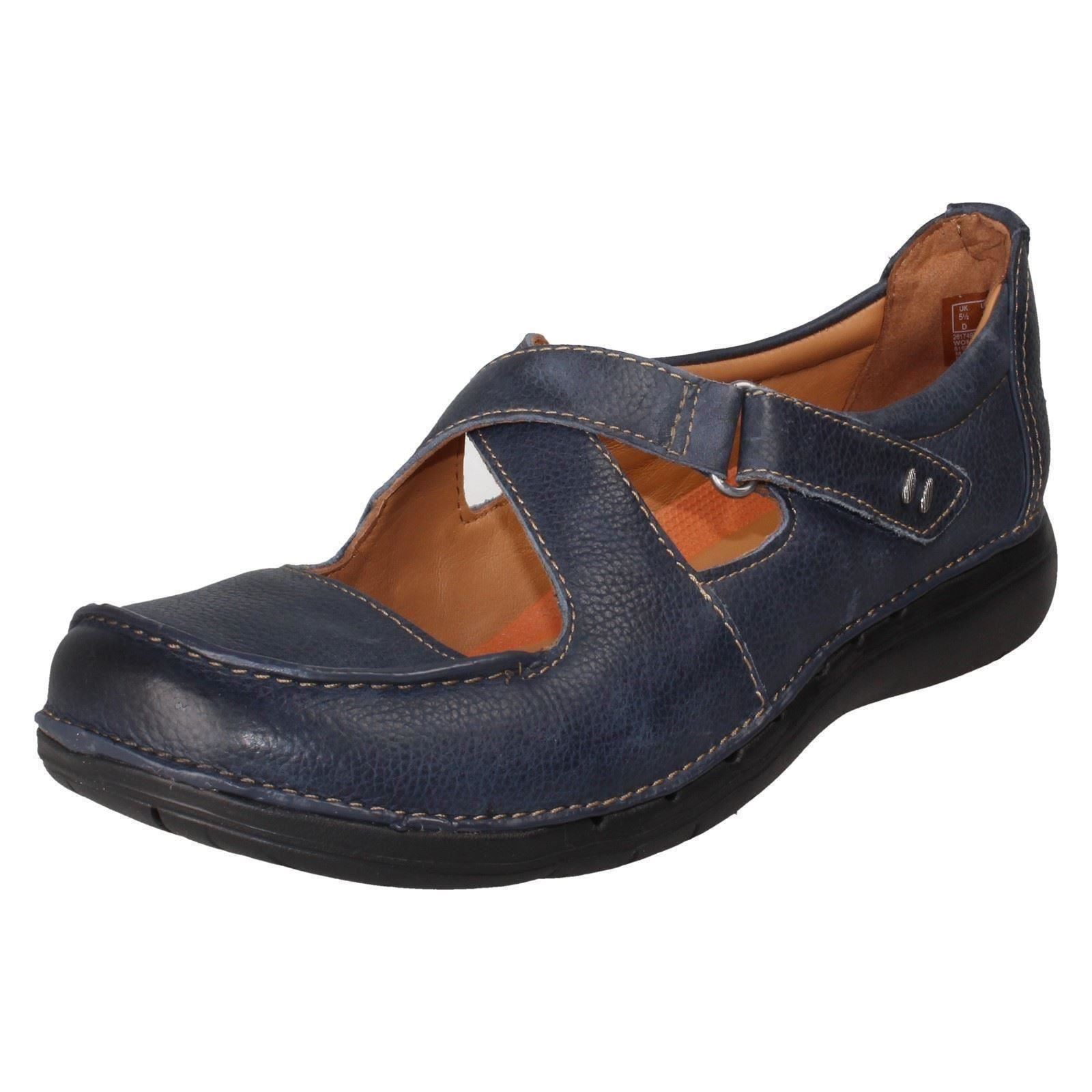 "Zapatos informales con gancho y bucle para damas sin estructura de Clarks ""Correa sin bucle"" - Imagen 11 de 19