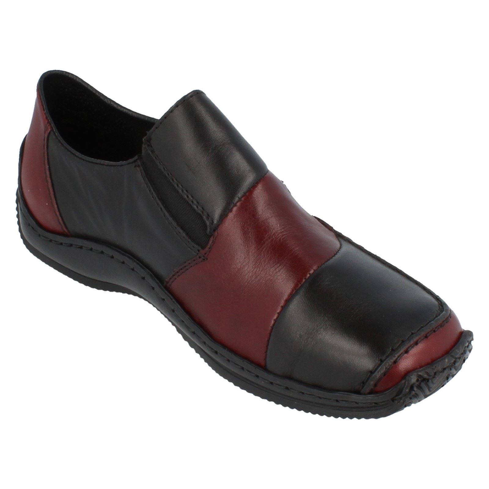 Ladies Faux Faux Faux Loop Fastening Rieker Slip On shoes L1762 99389c Ladies Faux Faux Faux Loop Fastening Rieker Slip On shoes L1762 99389c