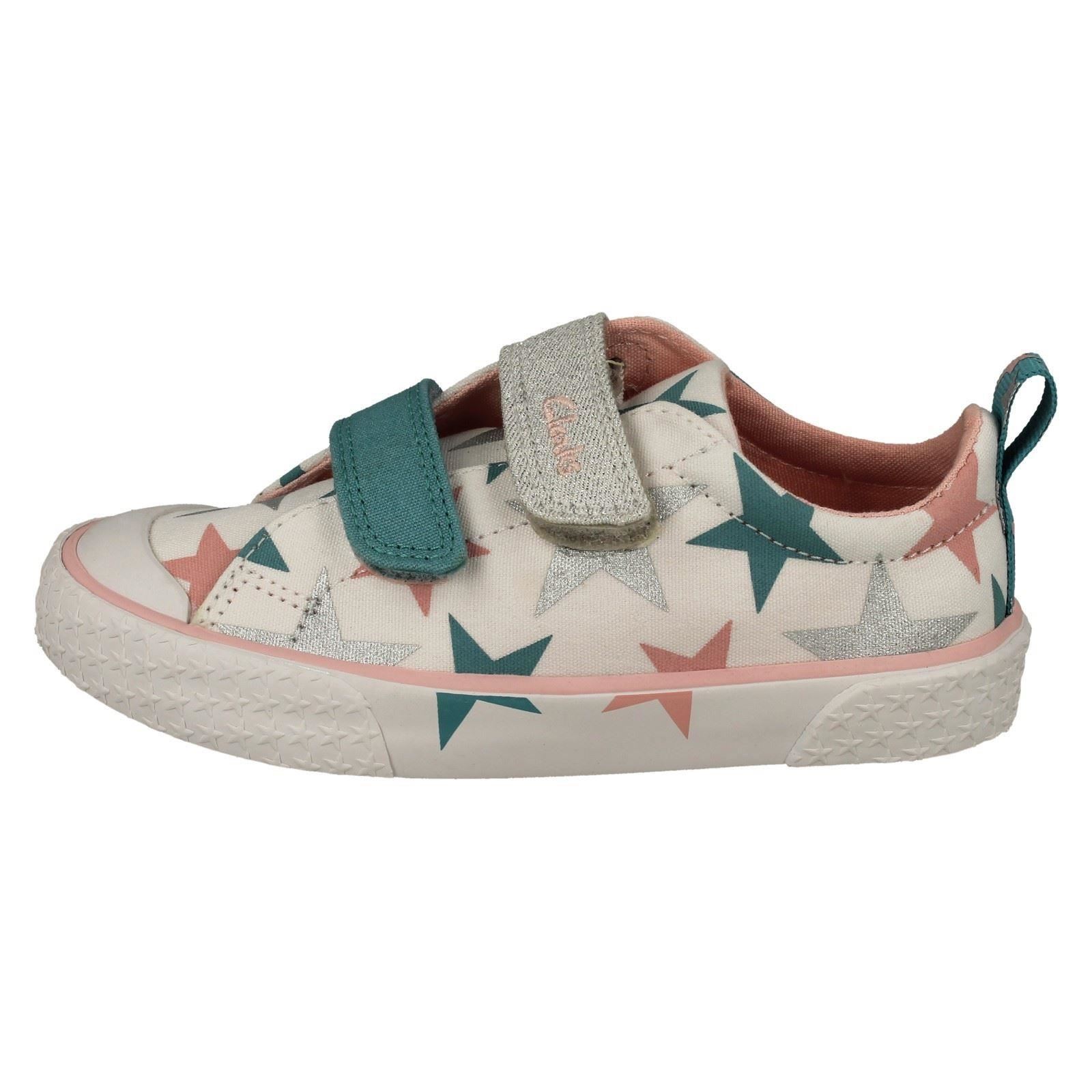 Kinder Clarks Muster detaillierte Canvas Schuhe *Foxing Lo* - Bild 7 von 37