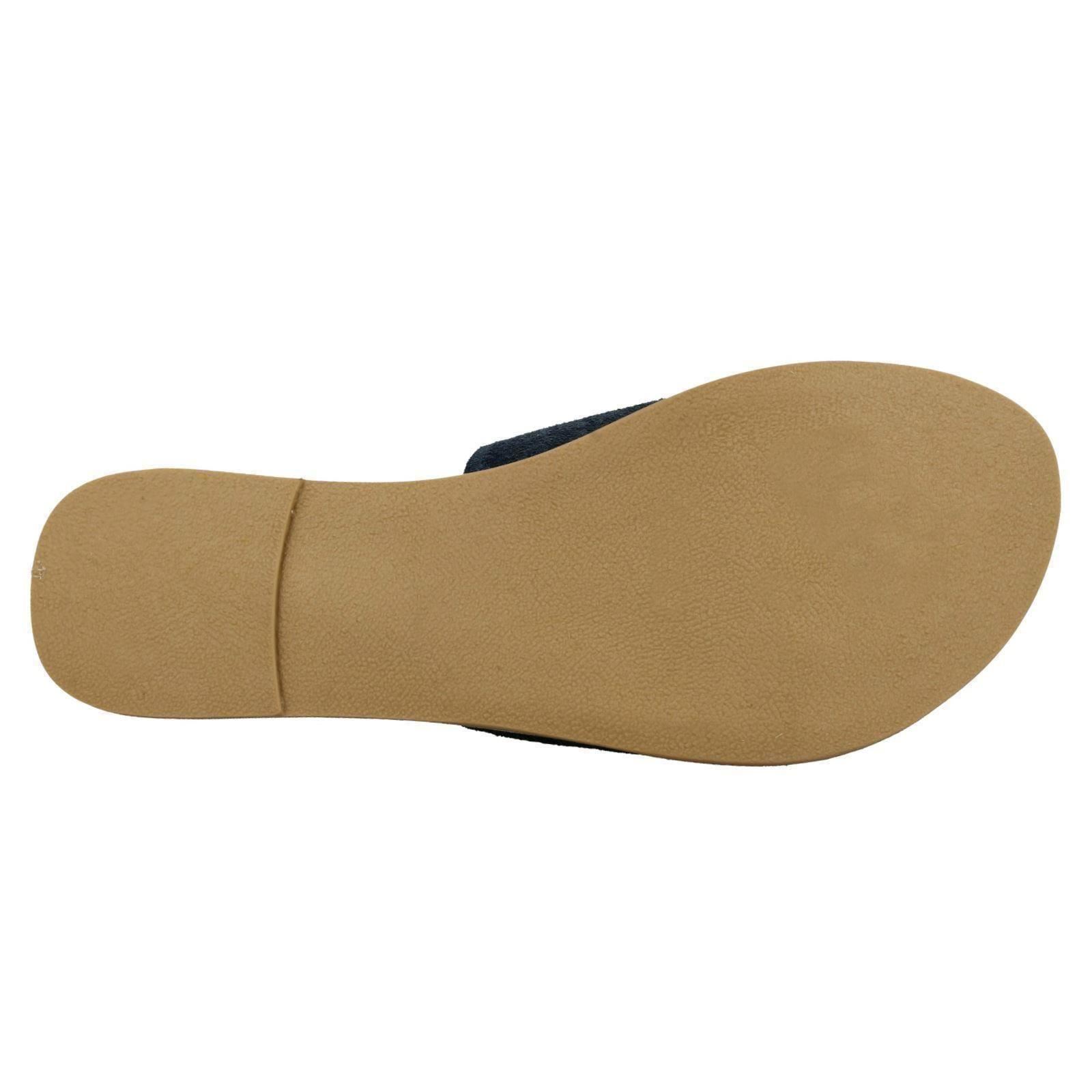 Ladies Leather Collection Suede Mule Sandals - Picture 55 of 55