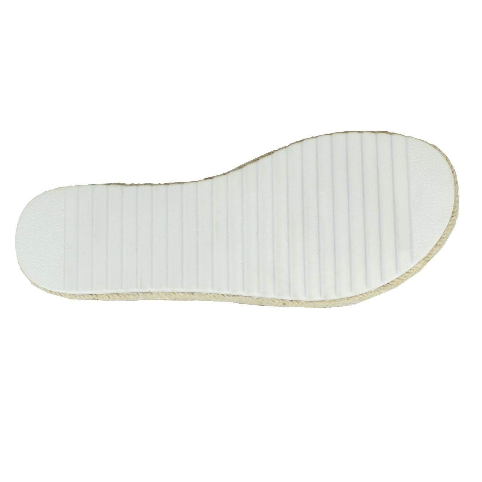 Down To Earth Ladies Flatform Ankle Strap Sandals - Picture 10 of 19