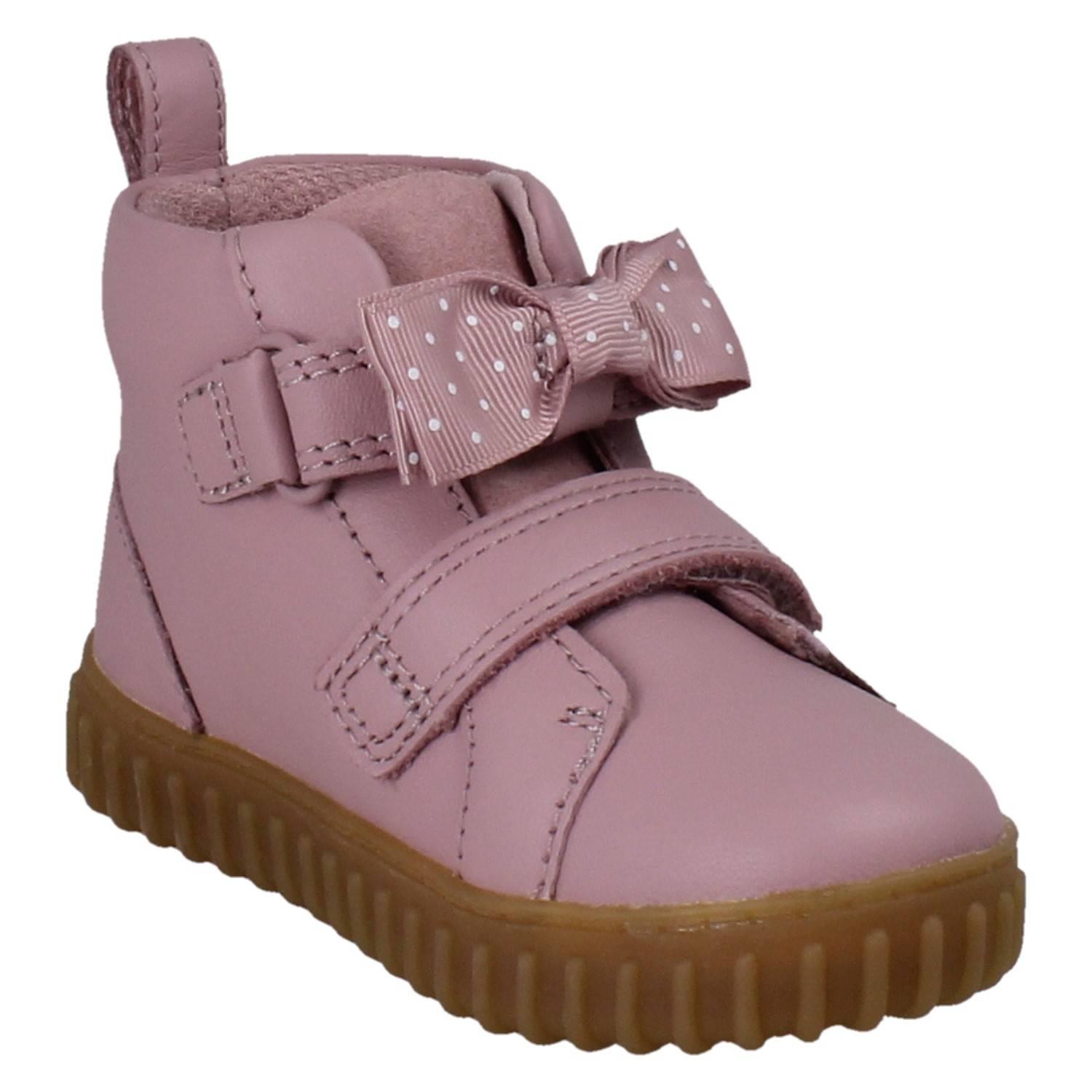 Bottes Montantes En Cuir Suédé Pour Enfants Unisexes Clarks *Cove Sky* - Picture 8 of 19