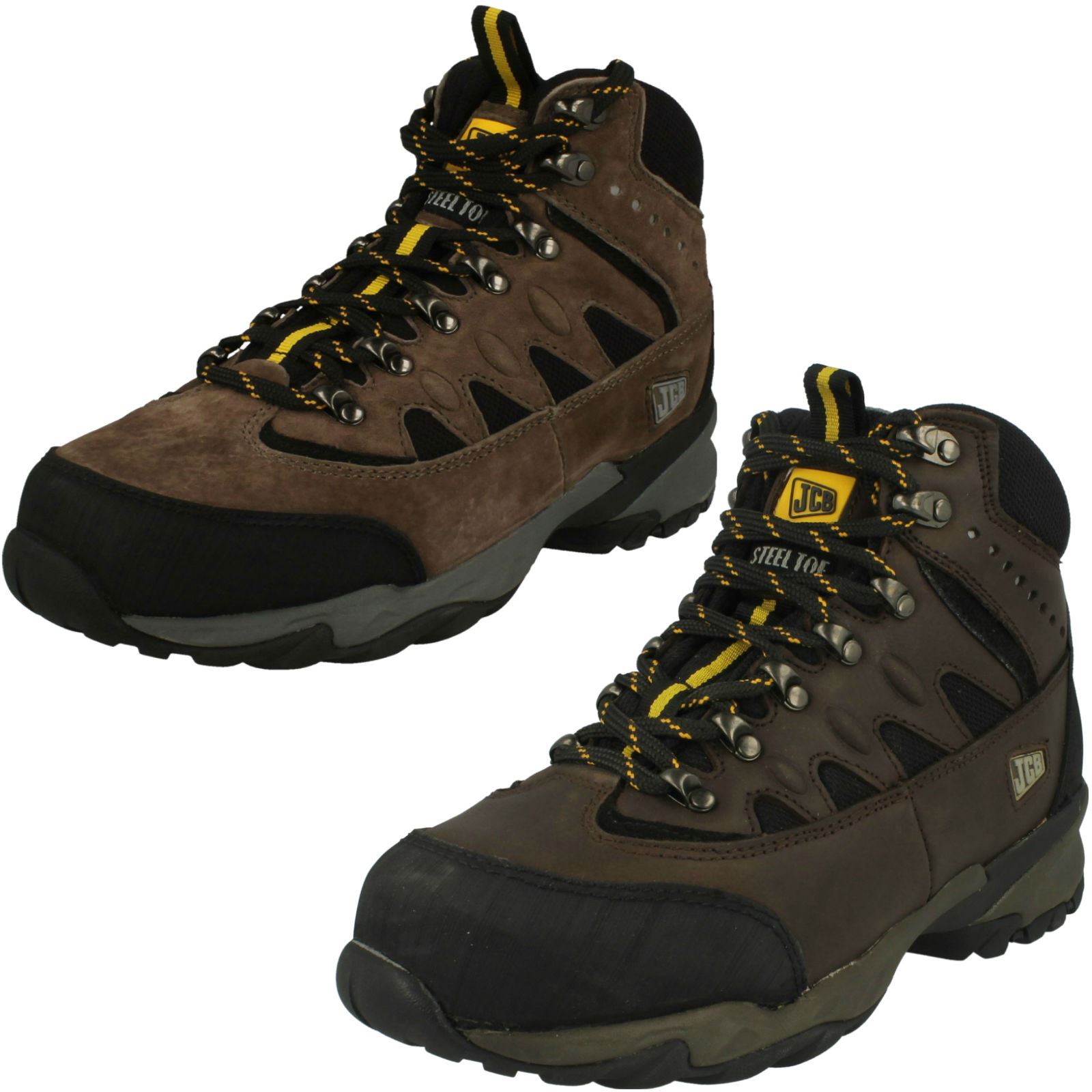Mens JCB Waterproof Lace Up Casual Work Boots Trekker High