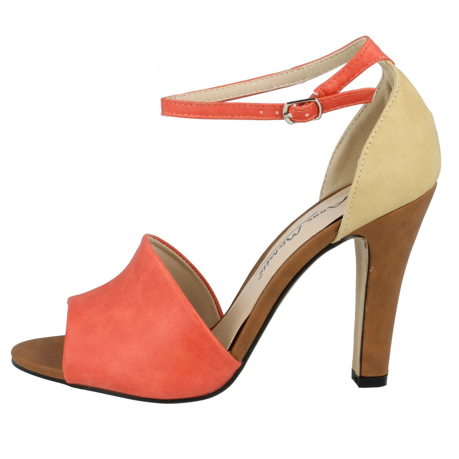 "Sandalias de tacón" con correa al tobillo para damas Anne Michelle - Imagen 13 de 28