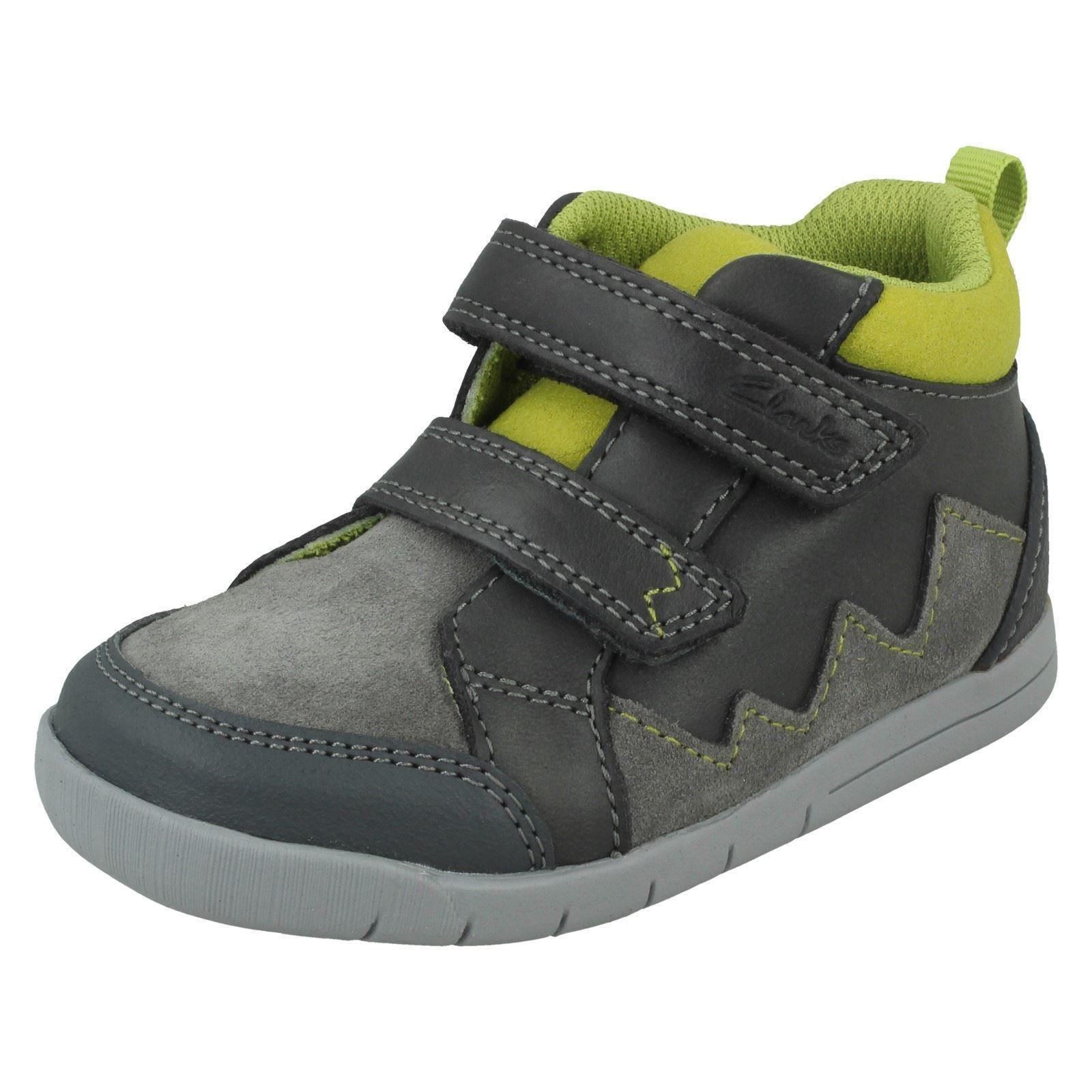 Botas Casual Para Niños Clarks Hasta El Tobillo Rex Park - Picture 2 of 28