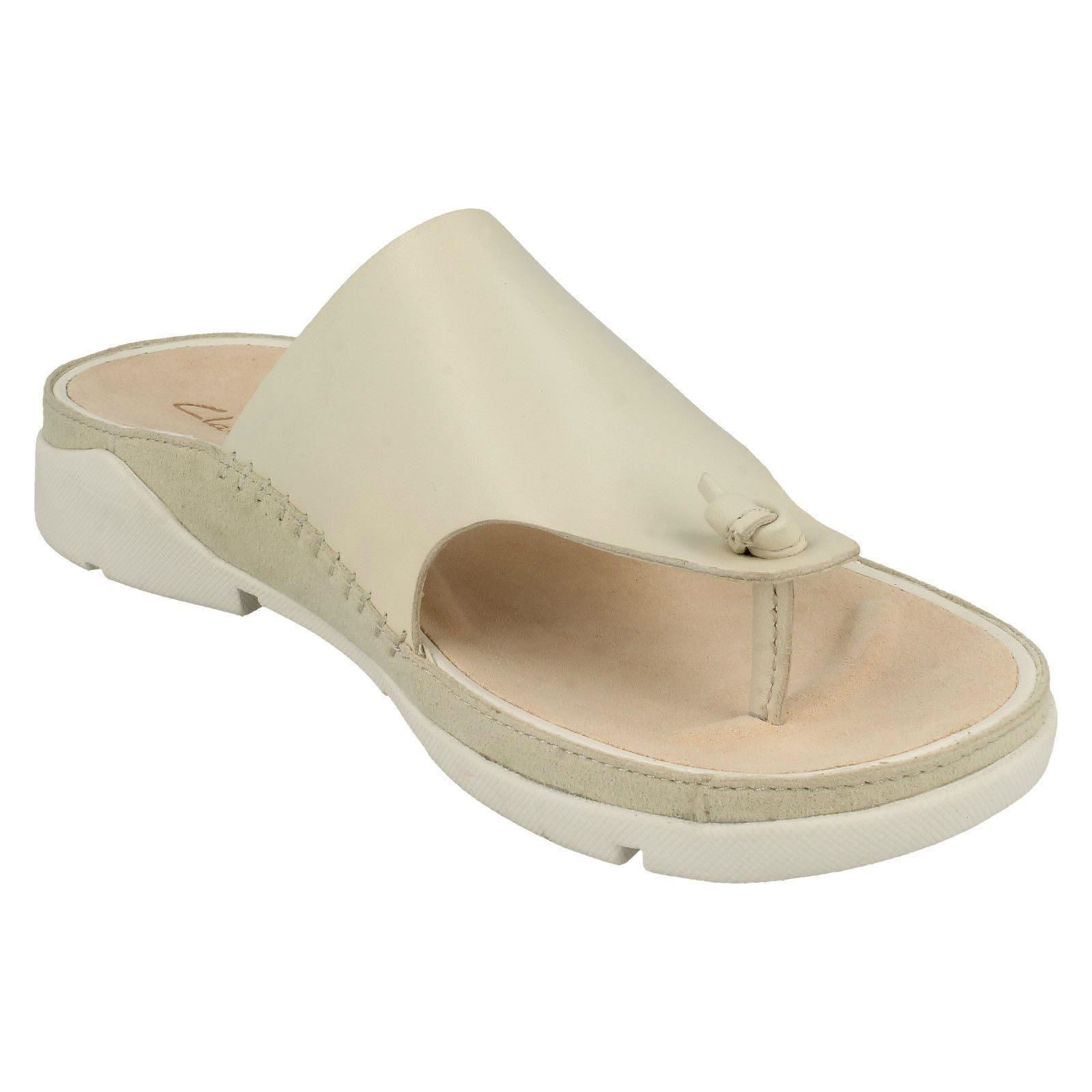 Ladies Trigenic By Clarks Toe Post Sandals 'Tri toe post' | eBay
