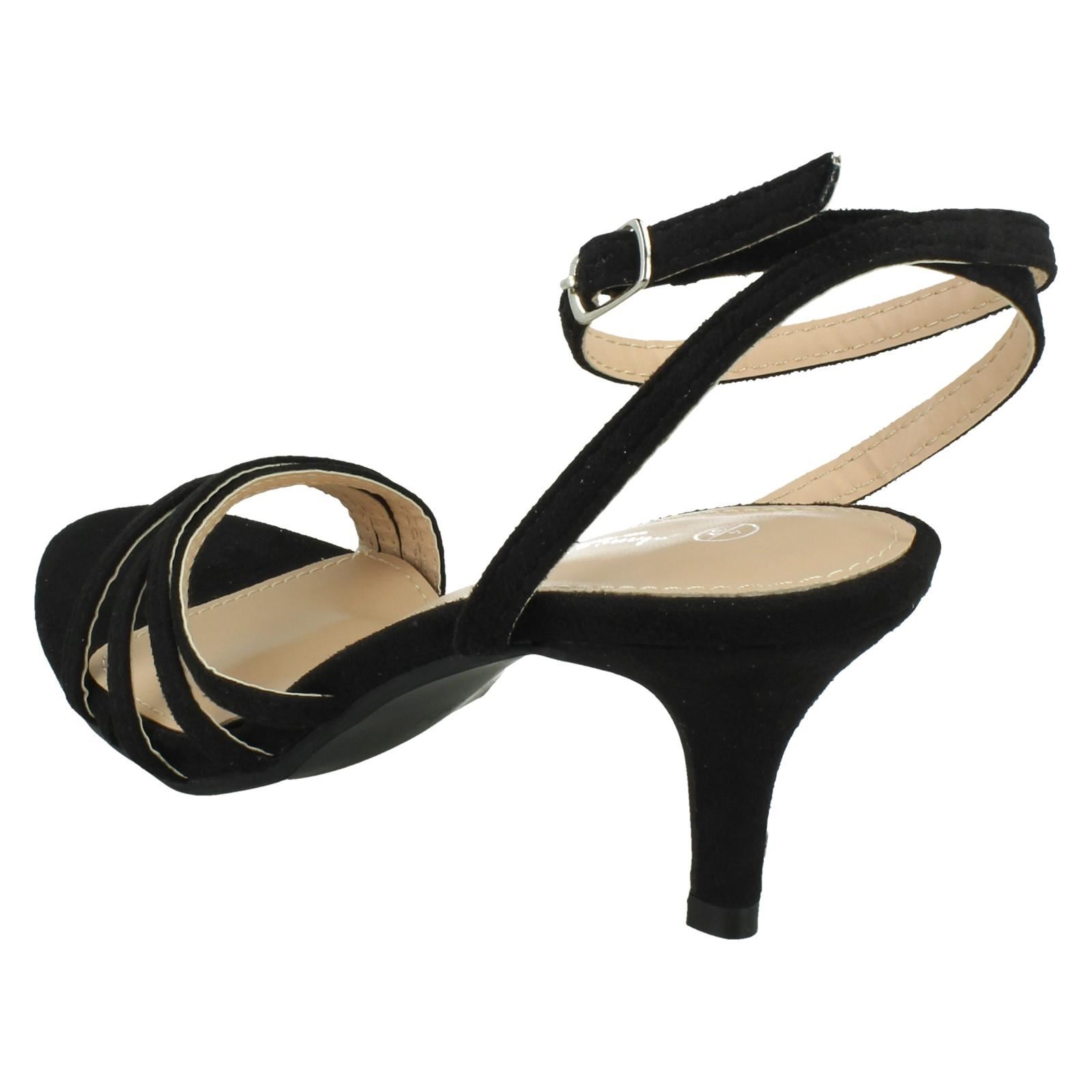 Sandalias de fiesta Anne Michelle de tacón medio calce ancho para dama 'F1R2112' - Imagen 4 de 46