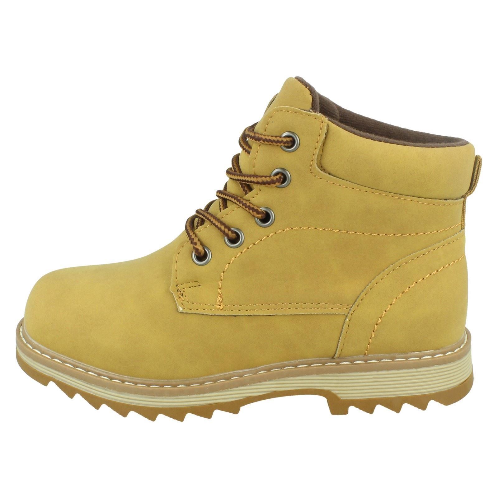 Botas al tobillo sintéticas informales con cordones para niños JCDees N2R062 - Imagen 12 de 19