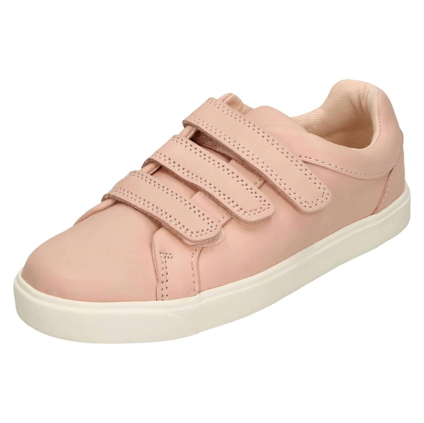 Childrens Unisex Clarks Hook & Loop Trainers City Oasis Lo K - Picture 11 of 19